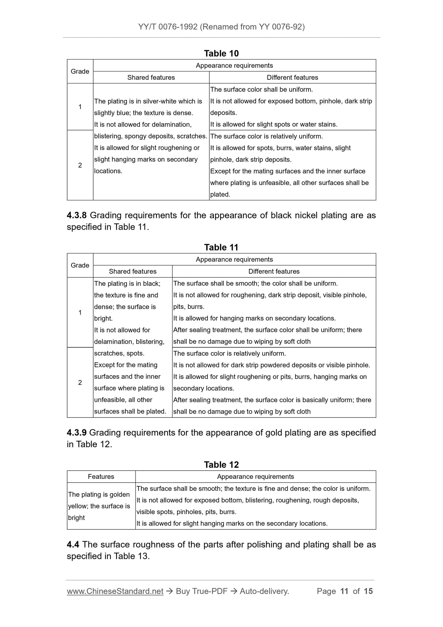 YY 0076-1992 Page 11