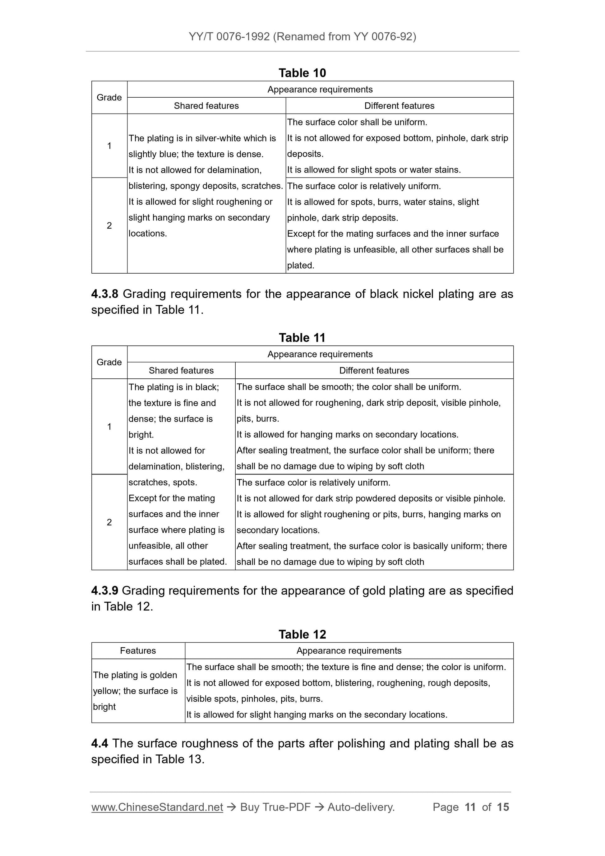 YY 0076-1992 Page 11