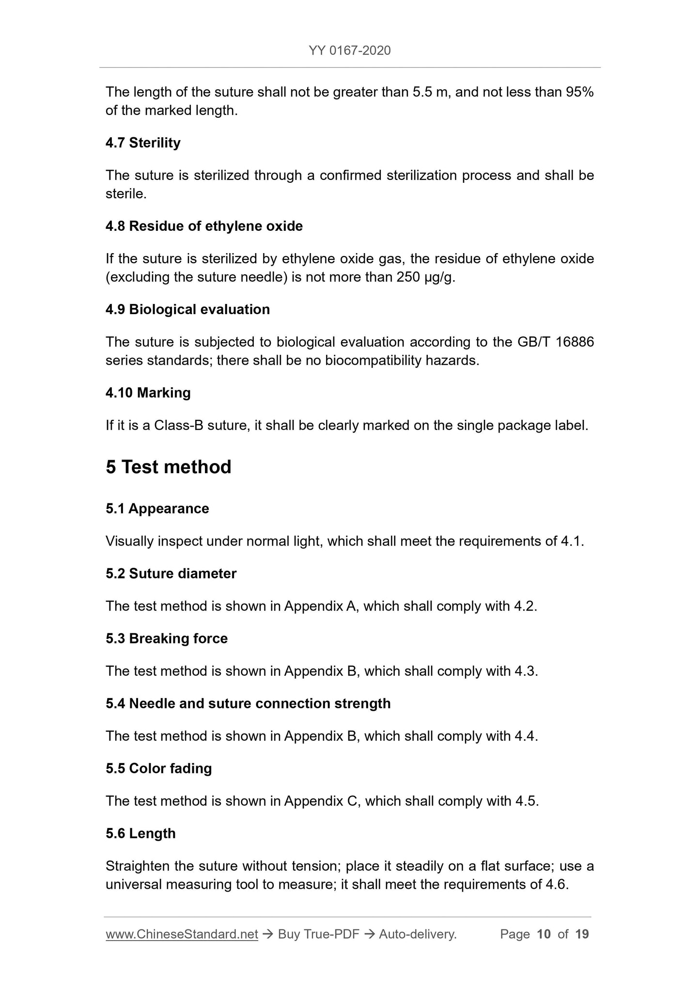 YY 0167-2020 Page 10