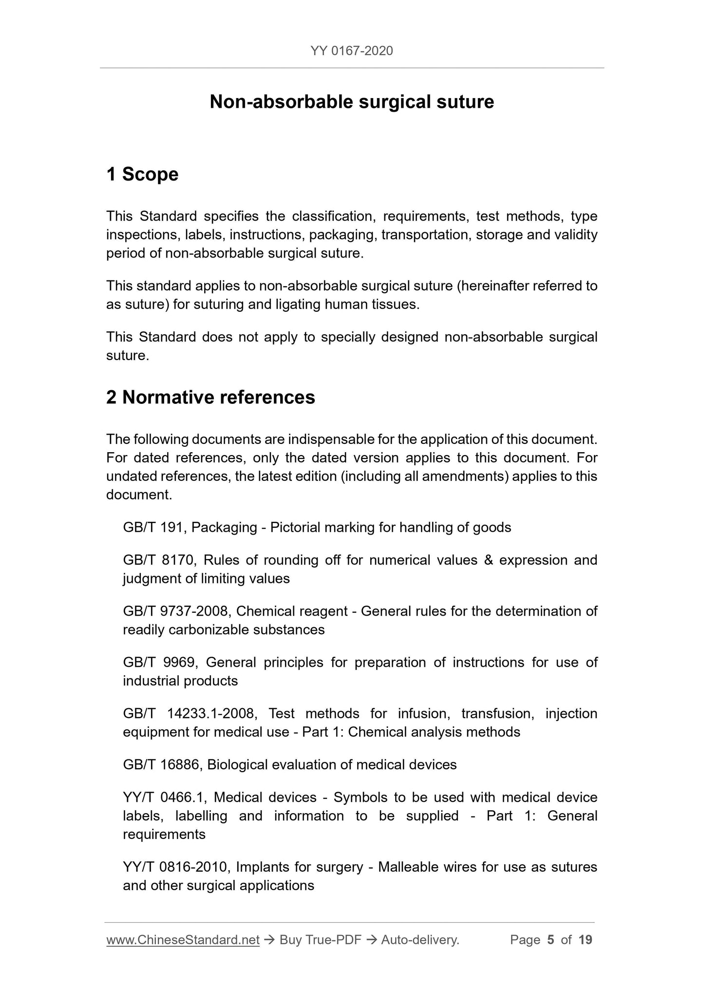 YY 0167-2020 Page 5