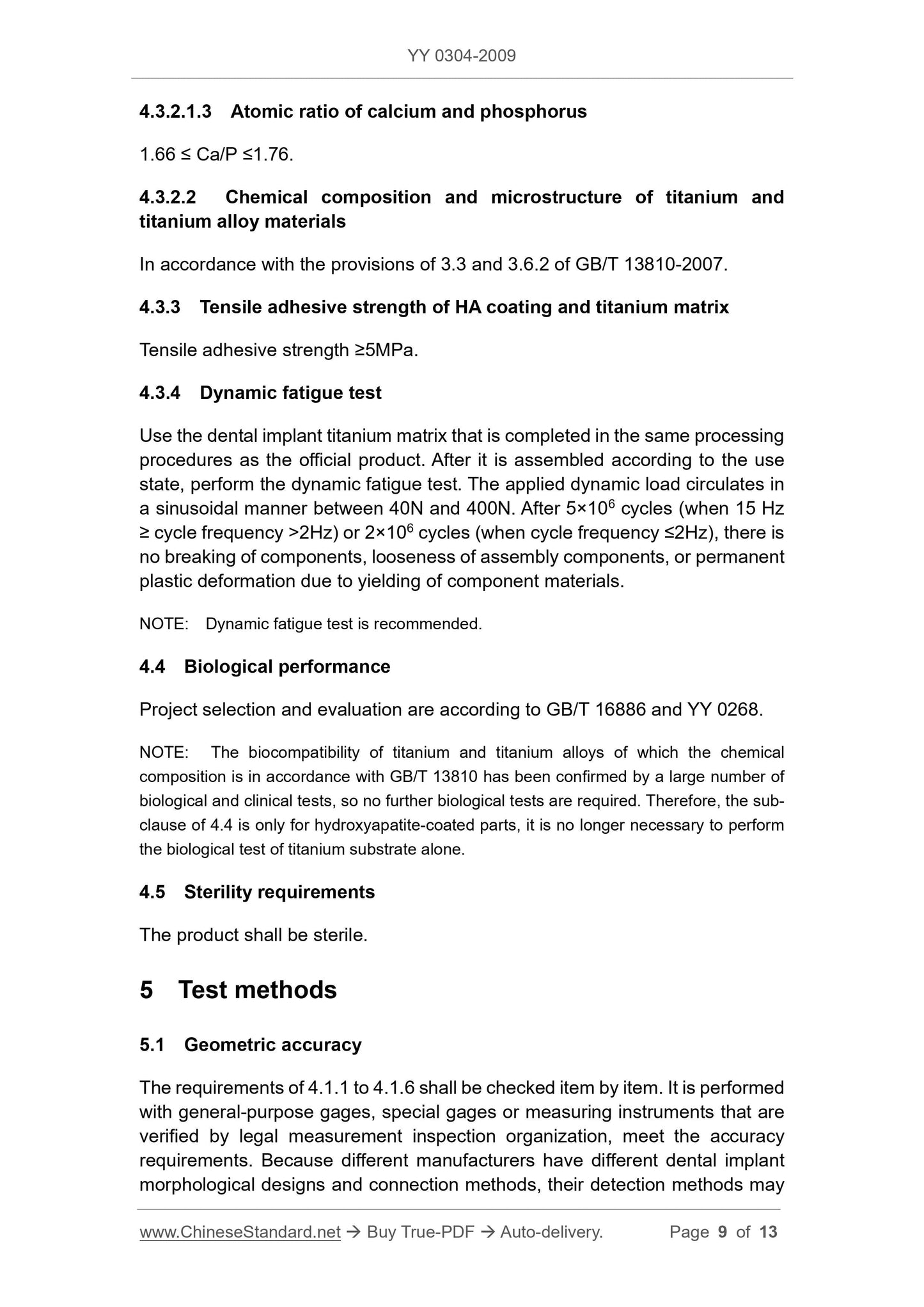 YY 0304-2009 Page 9