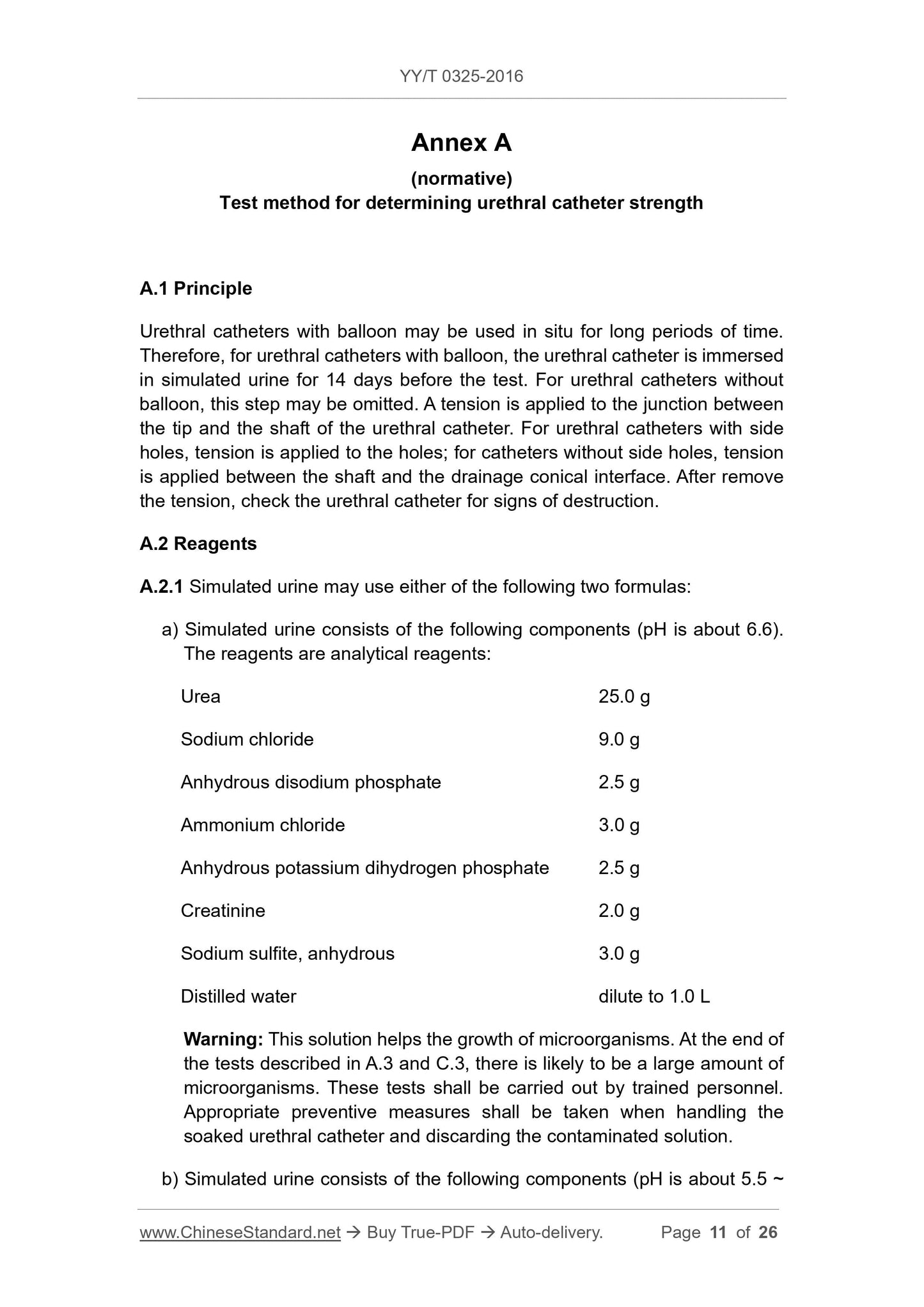 YY 0325-2016 Page 11