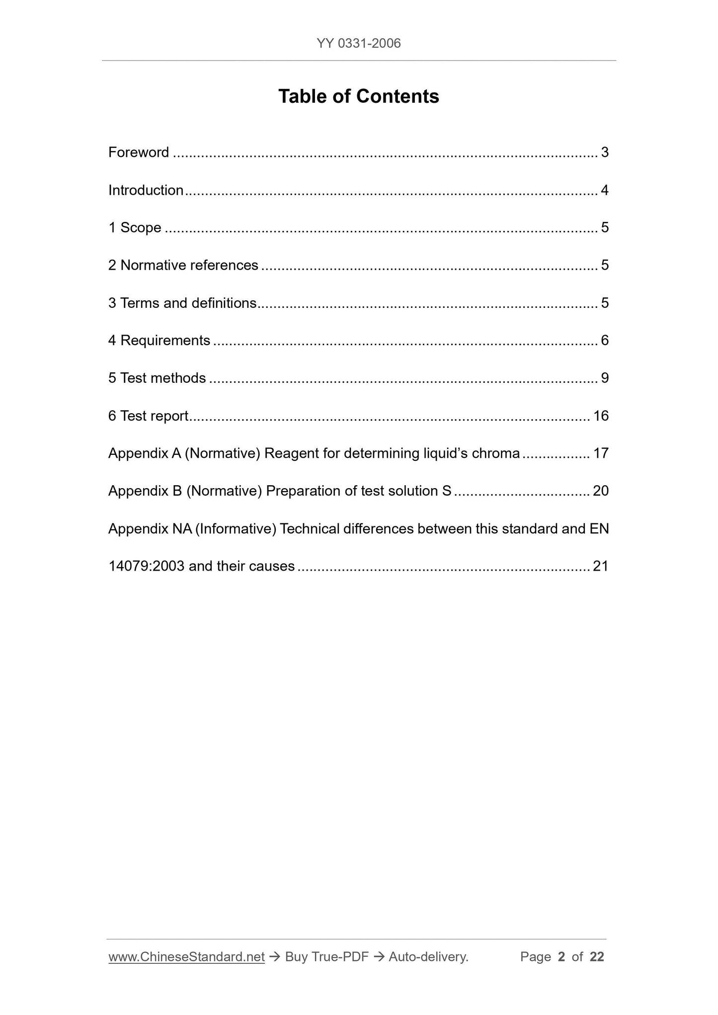 YY 0331-2006 Page 2