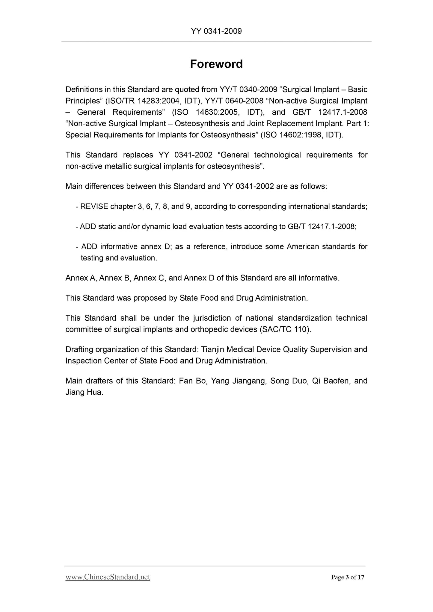 YY 0341-2009 Page 3