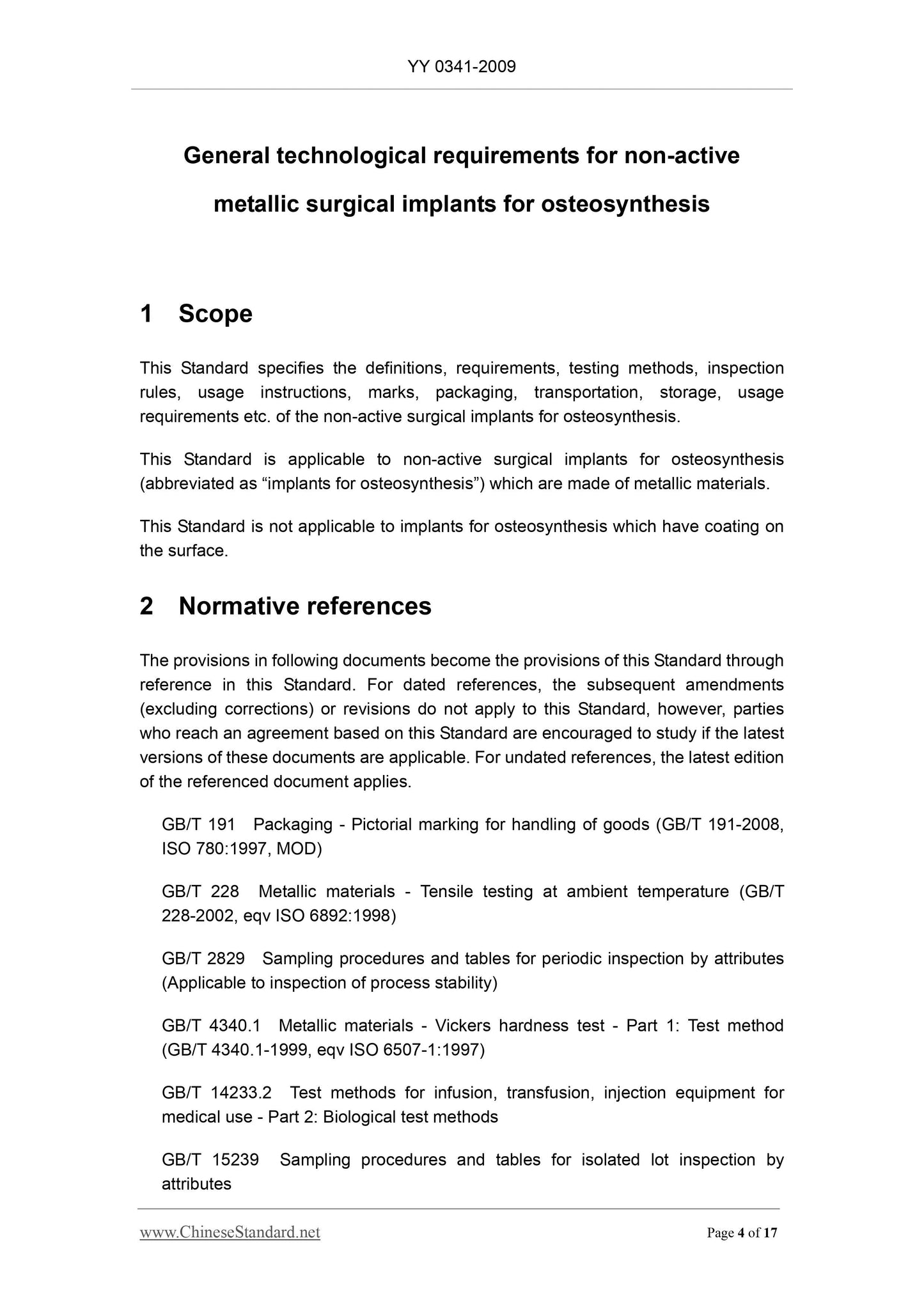YY 0341-2009 Page 4