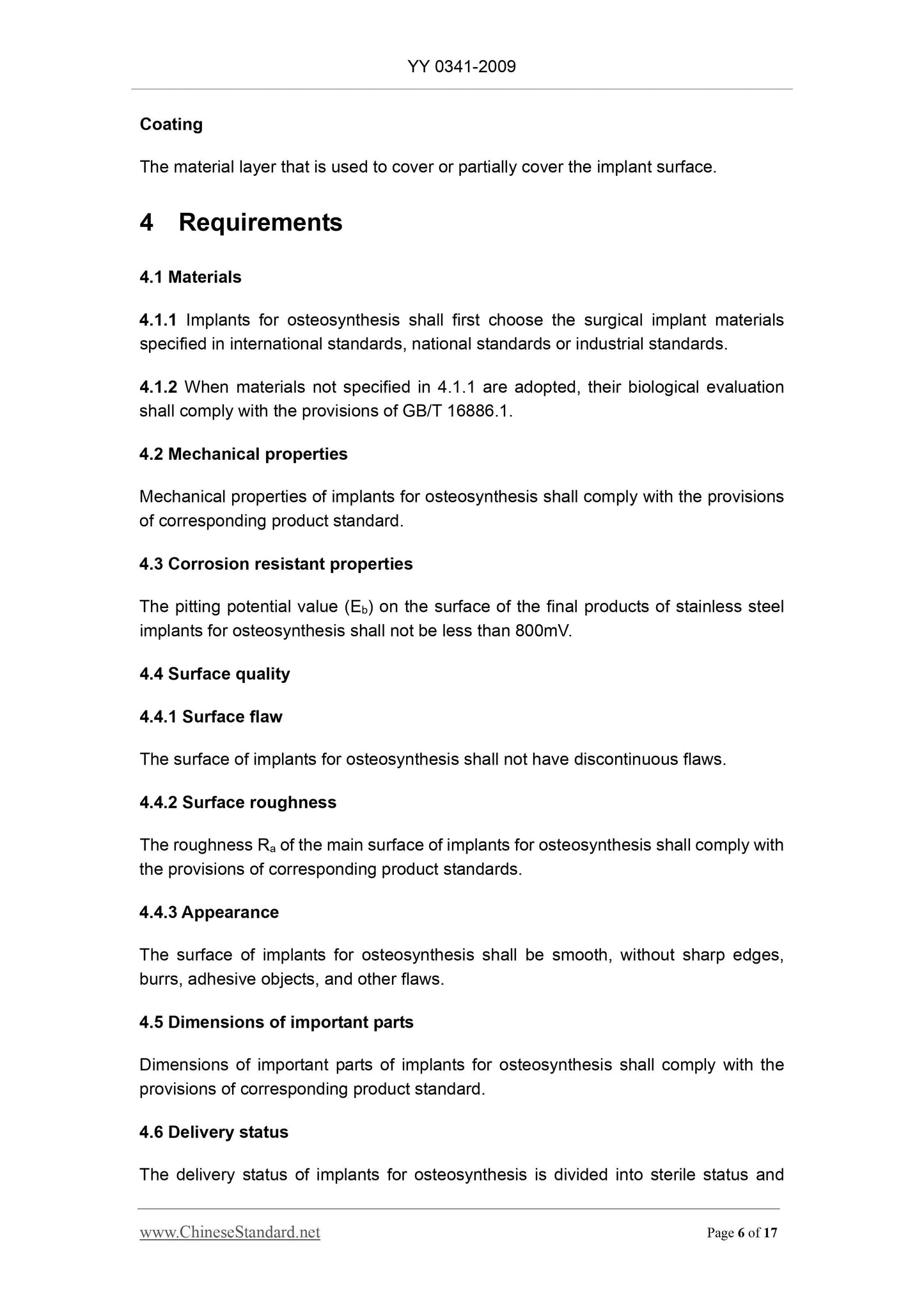 YY 0341-2009 Page 6