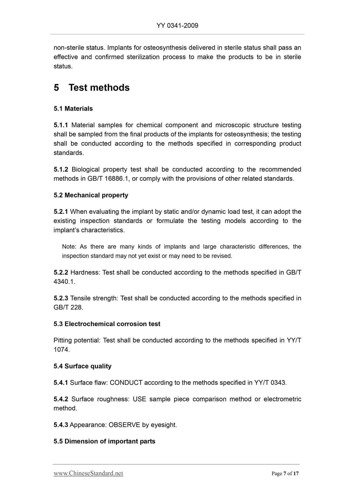 YY 0341-2009 Page 7
