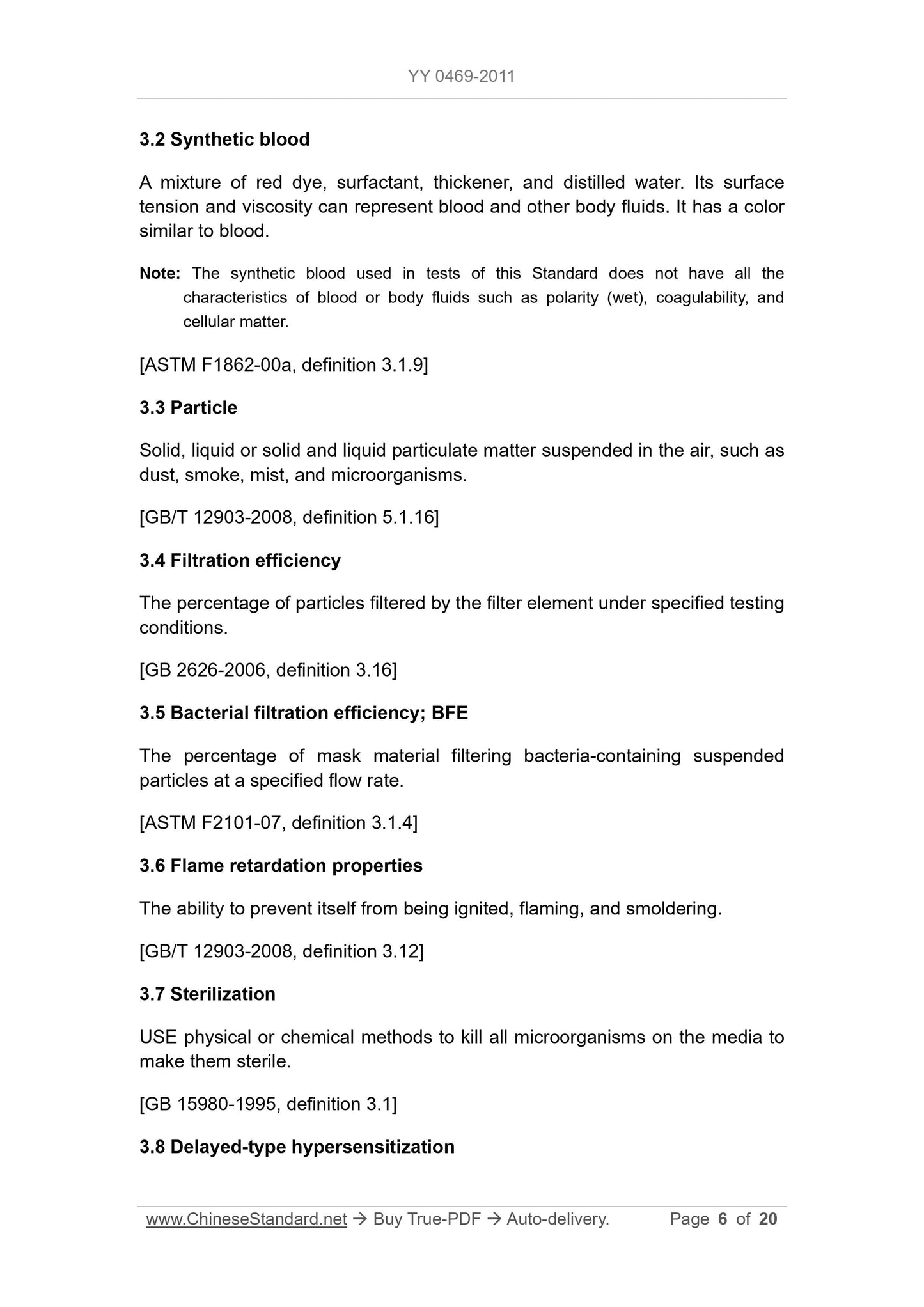 YY 0469-2011 Page 6