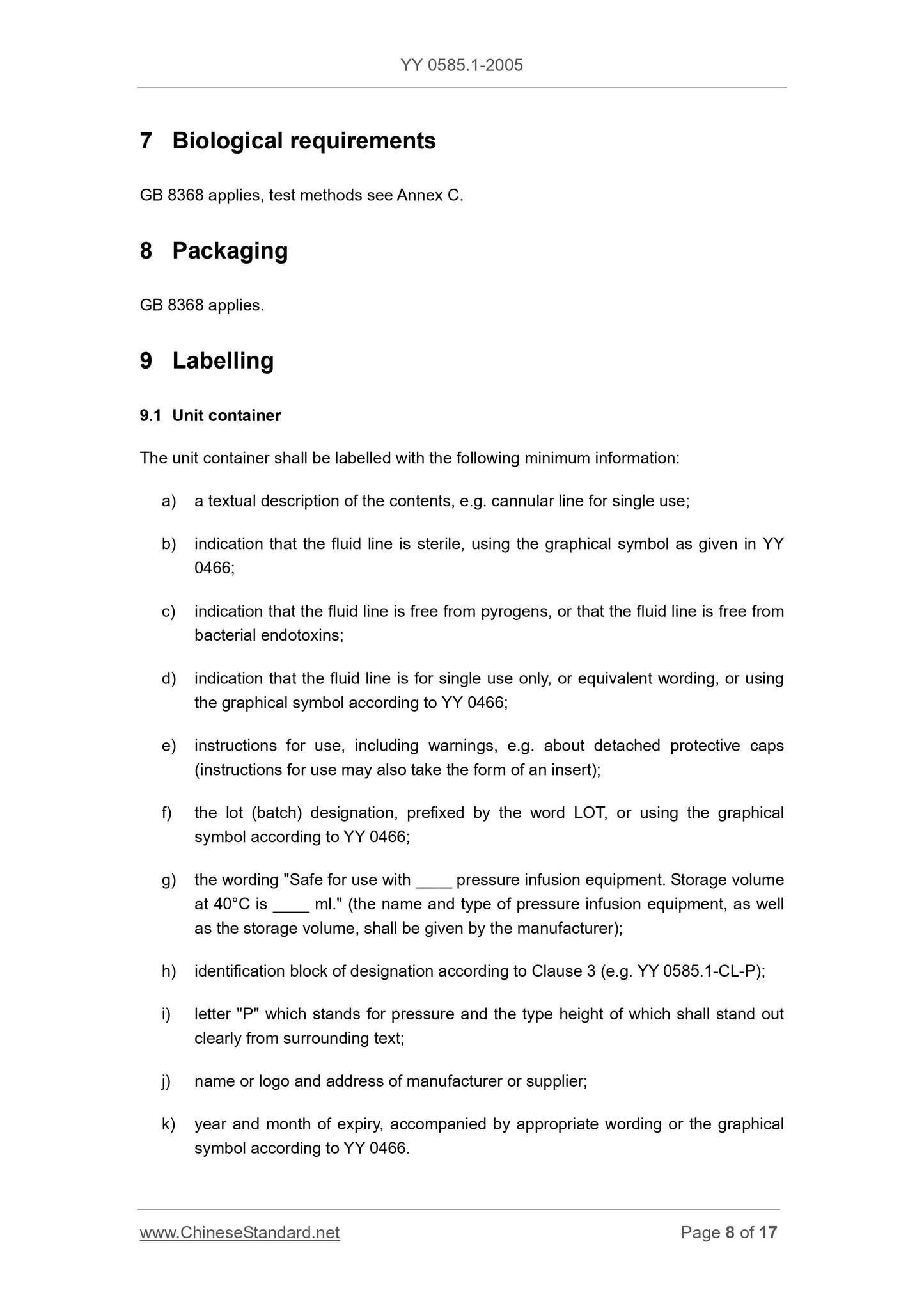 YY 0585.1-2005 Page 8