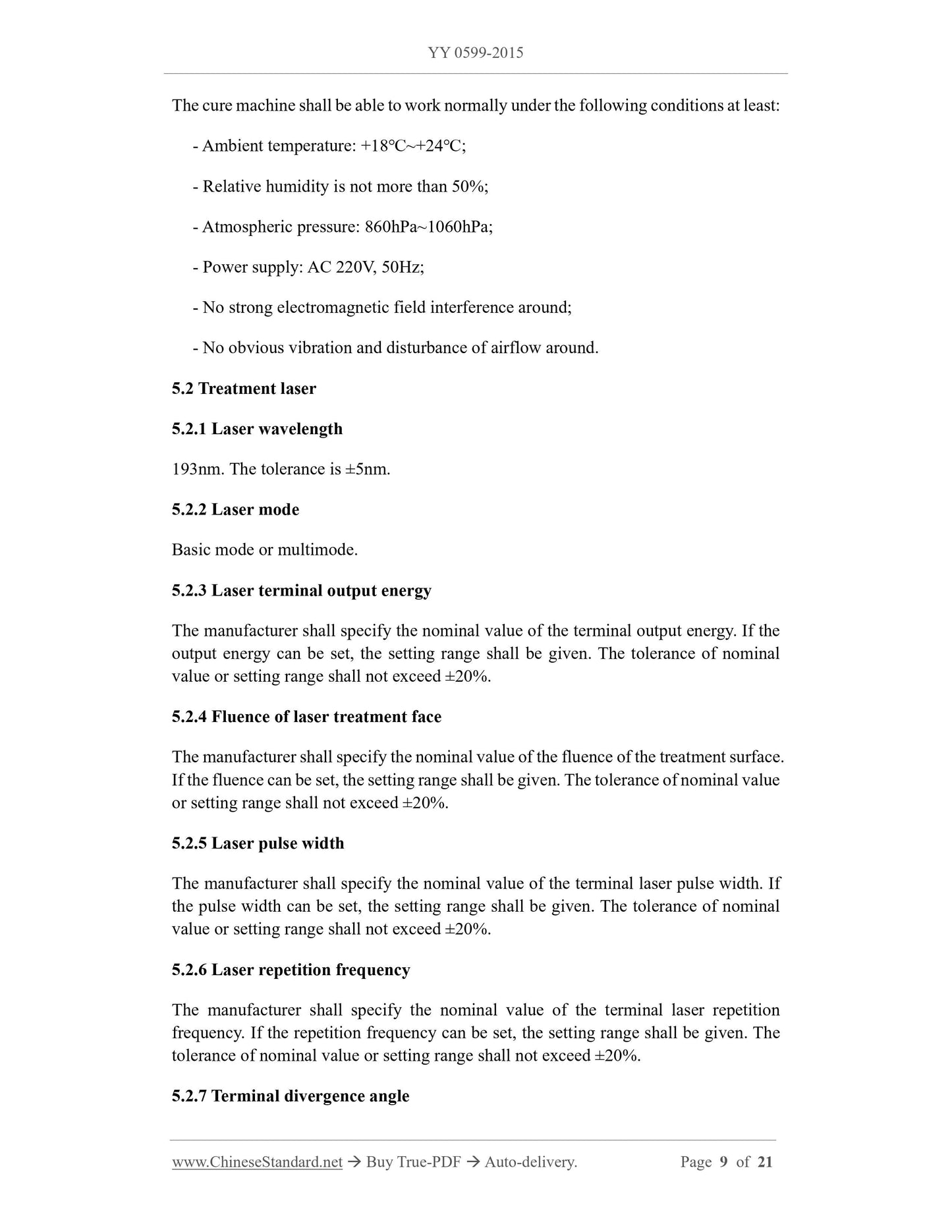 YY 0599-2015 Page 9