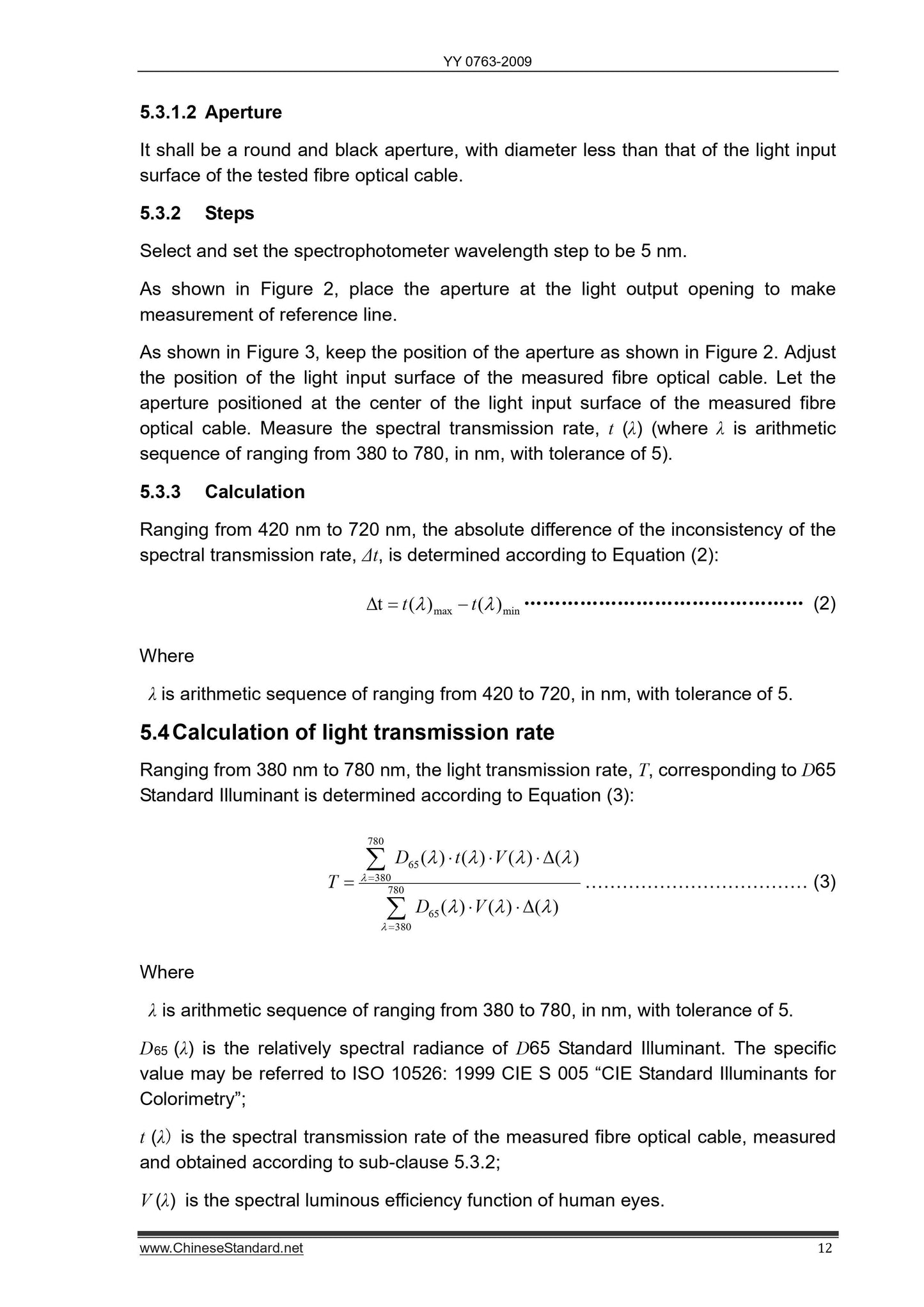 YY 0763-2009 Page 12