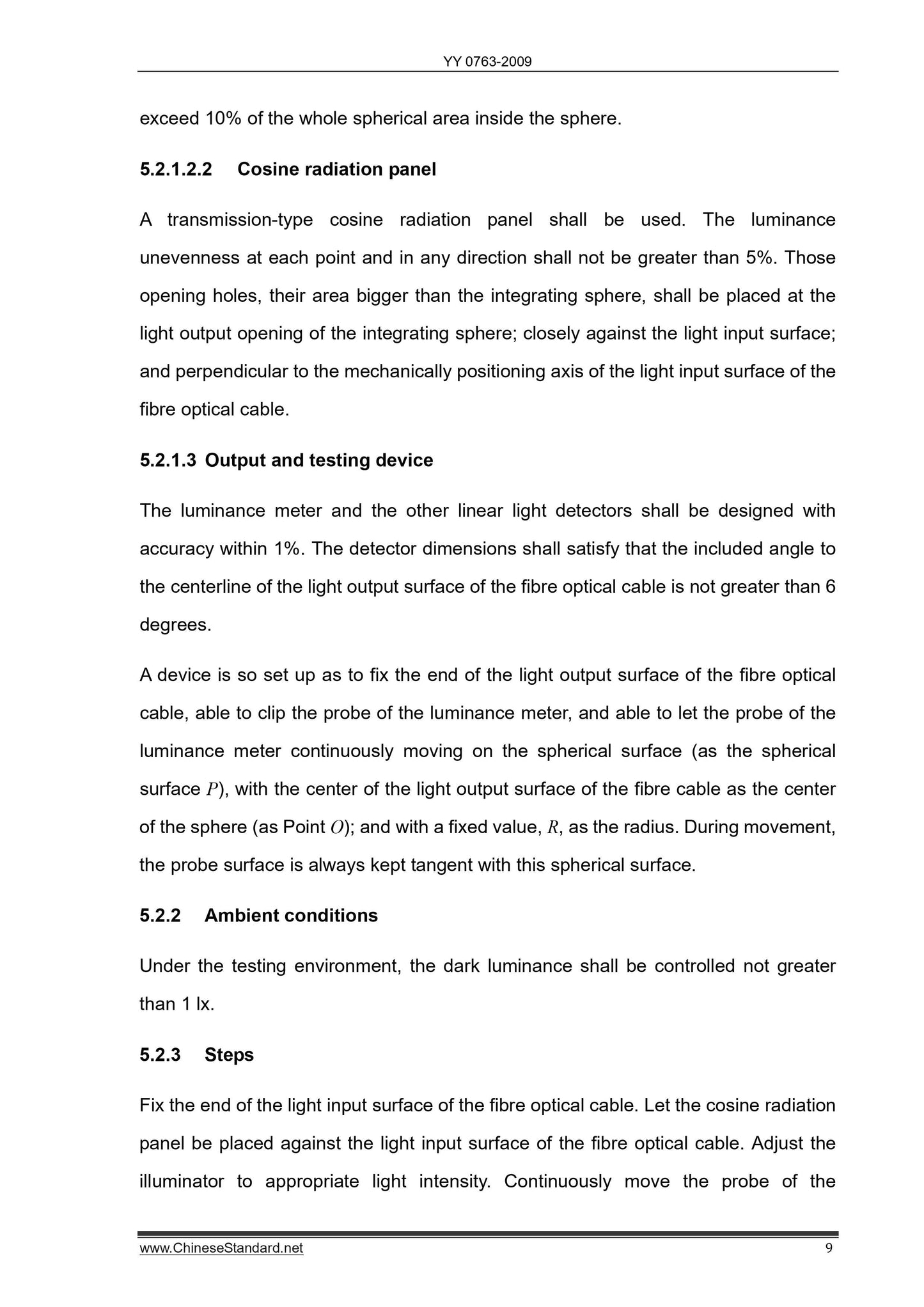 YY 0763-2009 Page 9