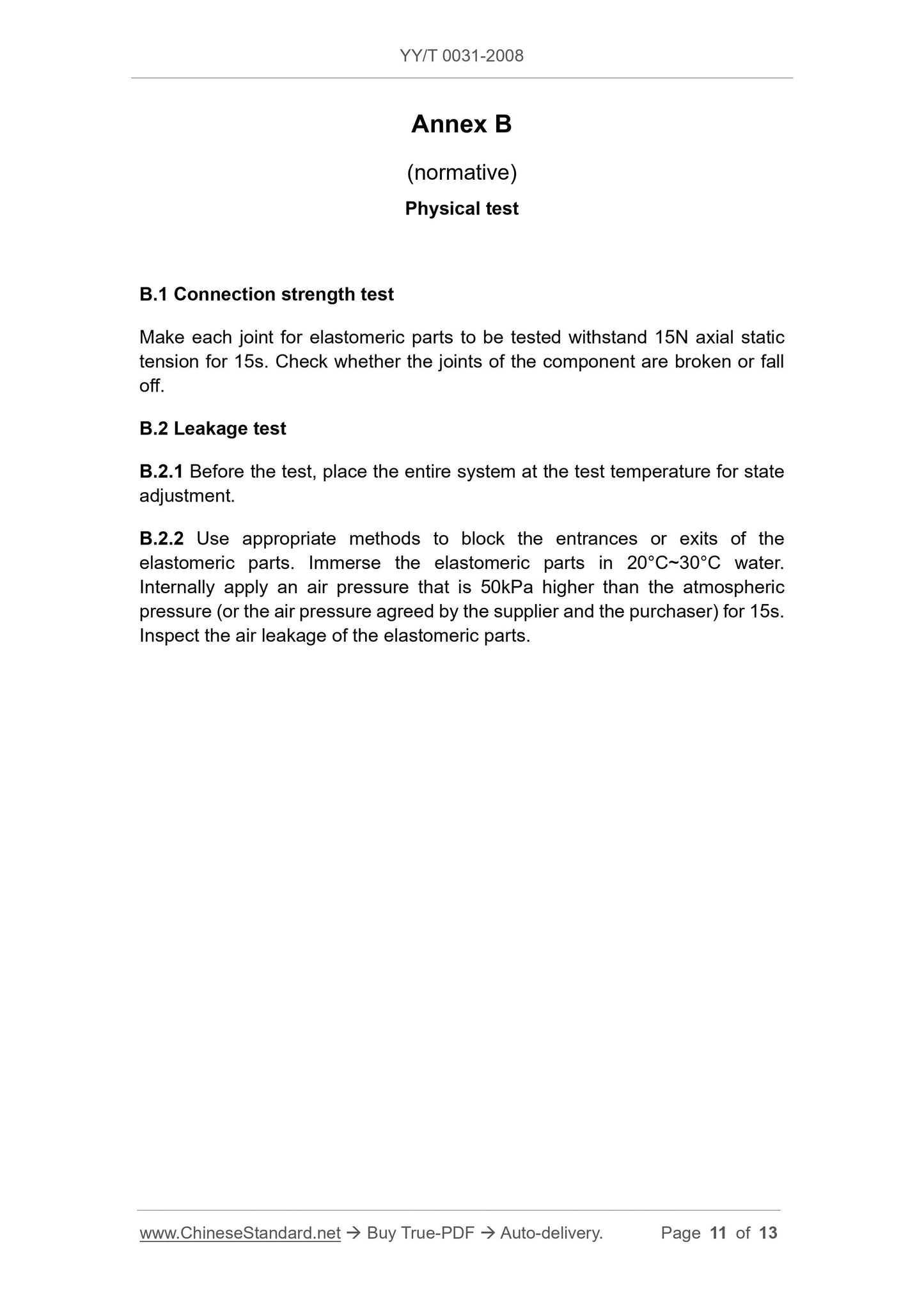 YY/T 0031-2008 Page 11