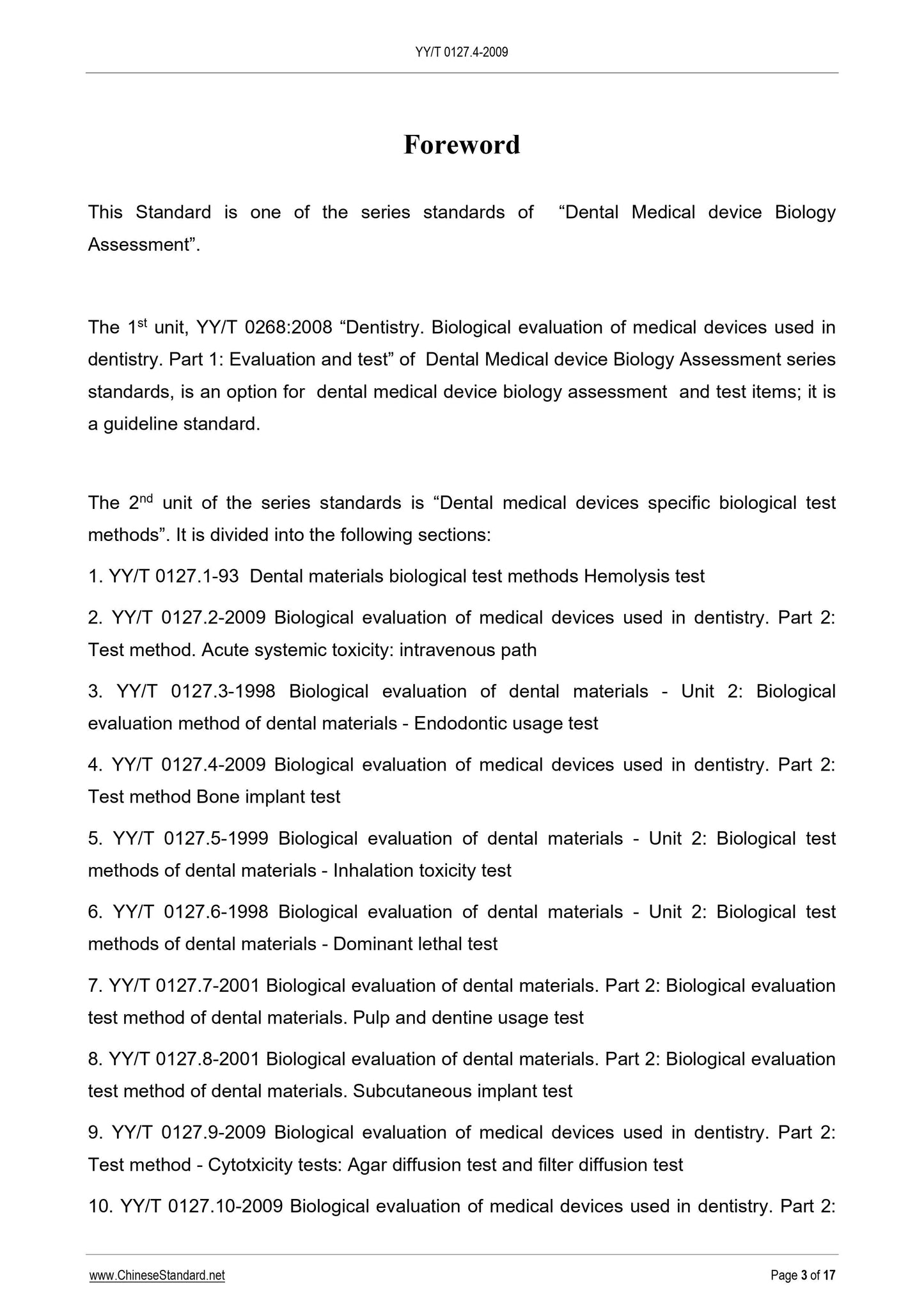 YY/T 0127.4-2009 Page 3