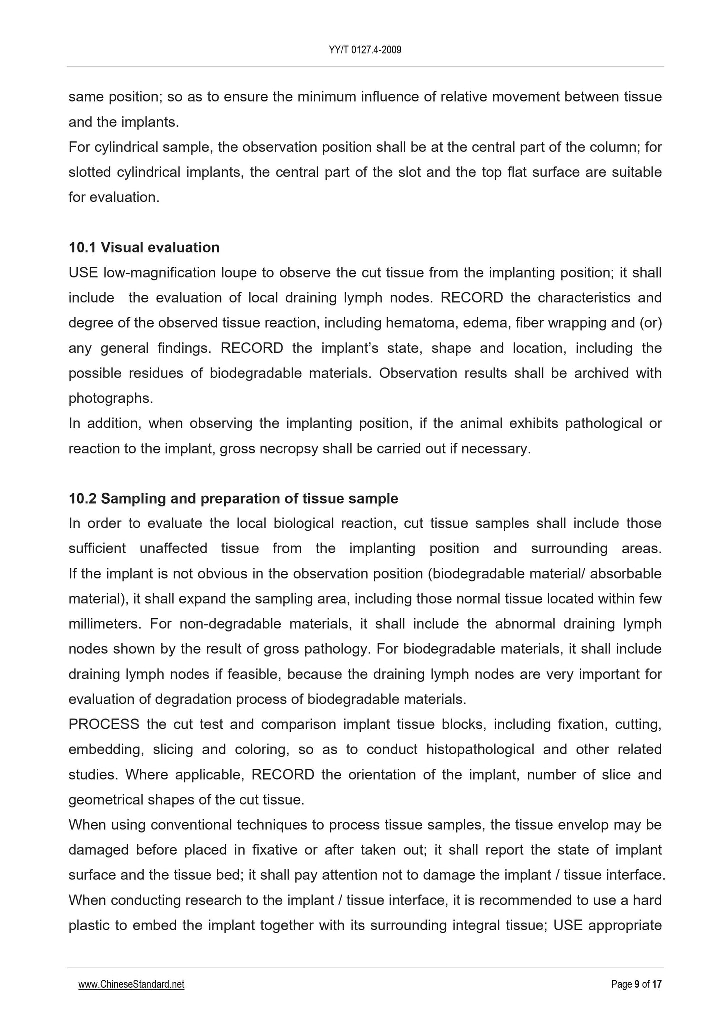 YY/T 0127.4-2009 Page 9