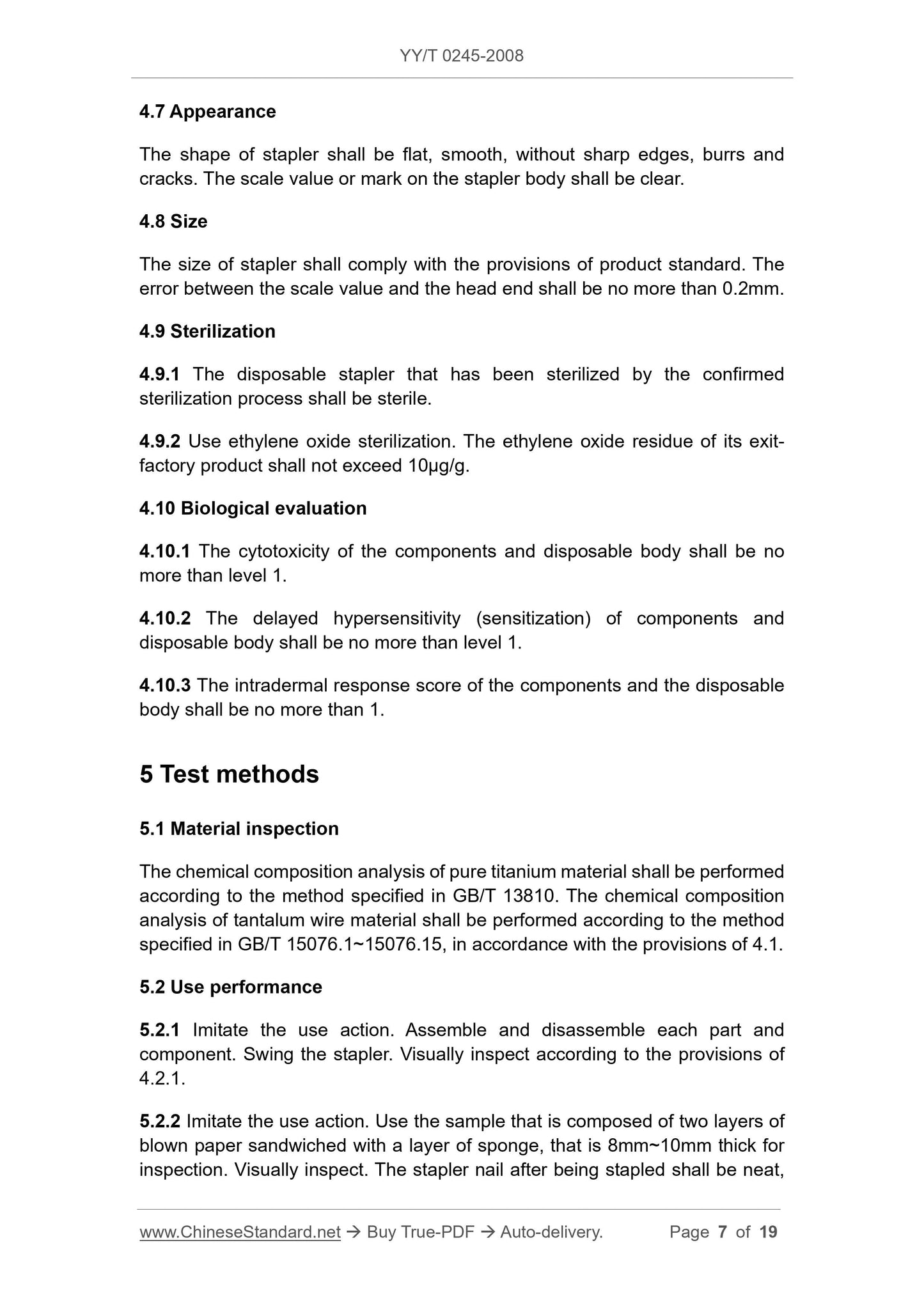 YY/T 0245-2008 Page 7