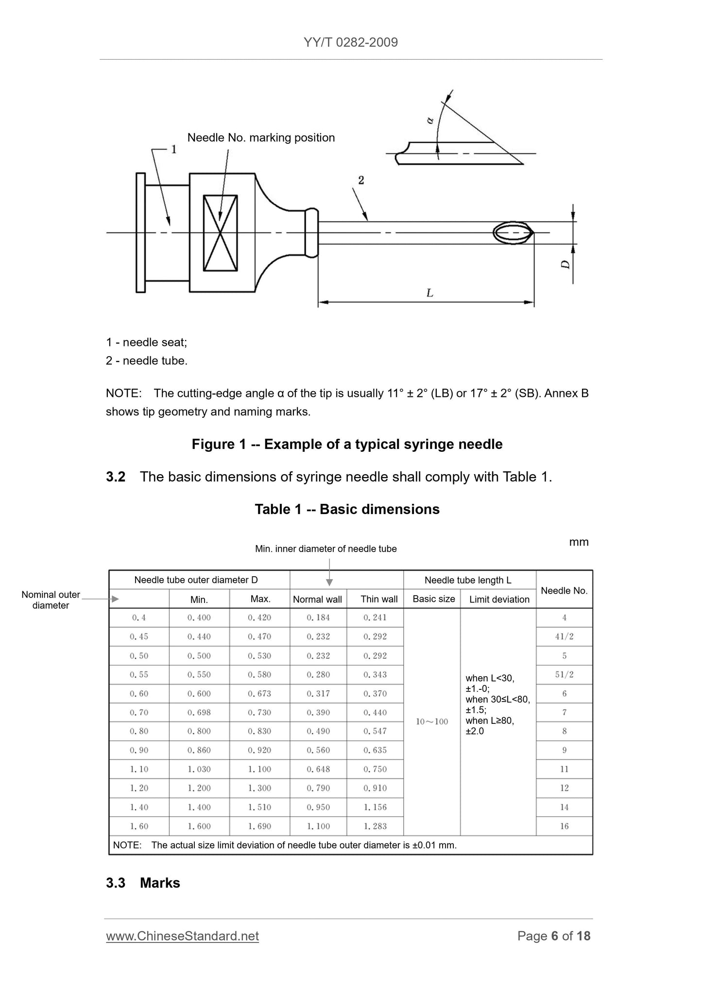 YY/T 0282-2009 Page 6