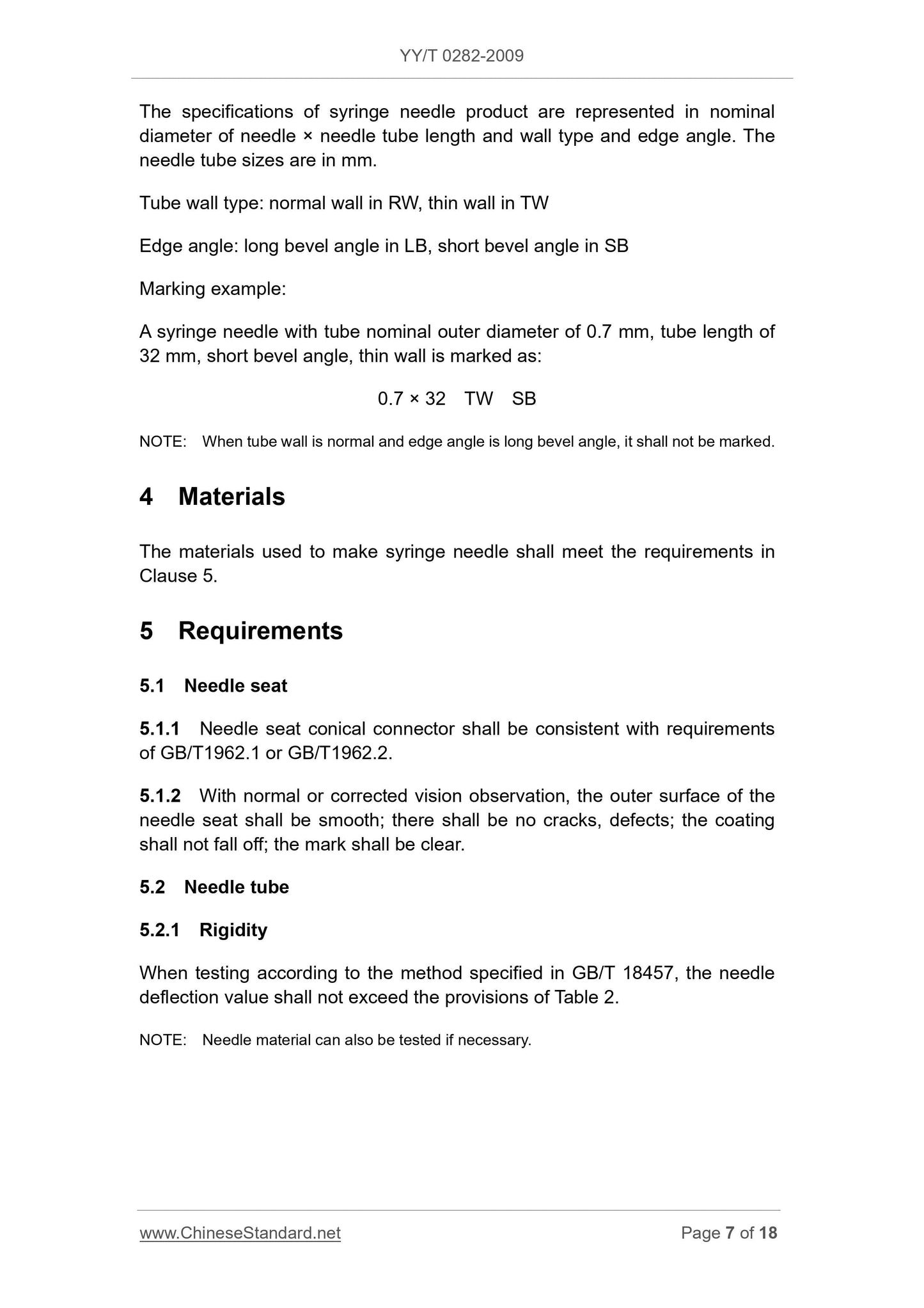 YY/T 0282-2009 Page 7