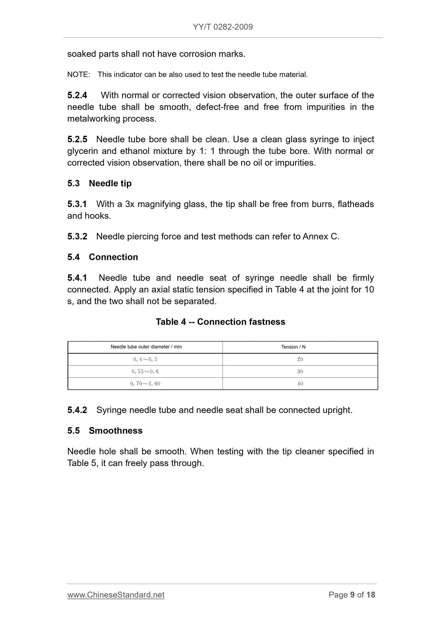 YY/T 0282-2009 Page 9