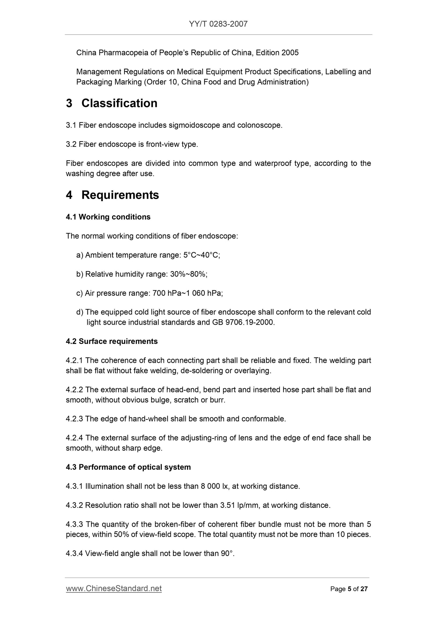 YY/T 0283-2007 Page 5