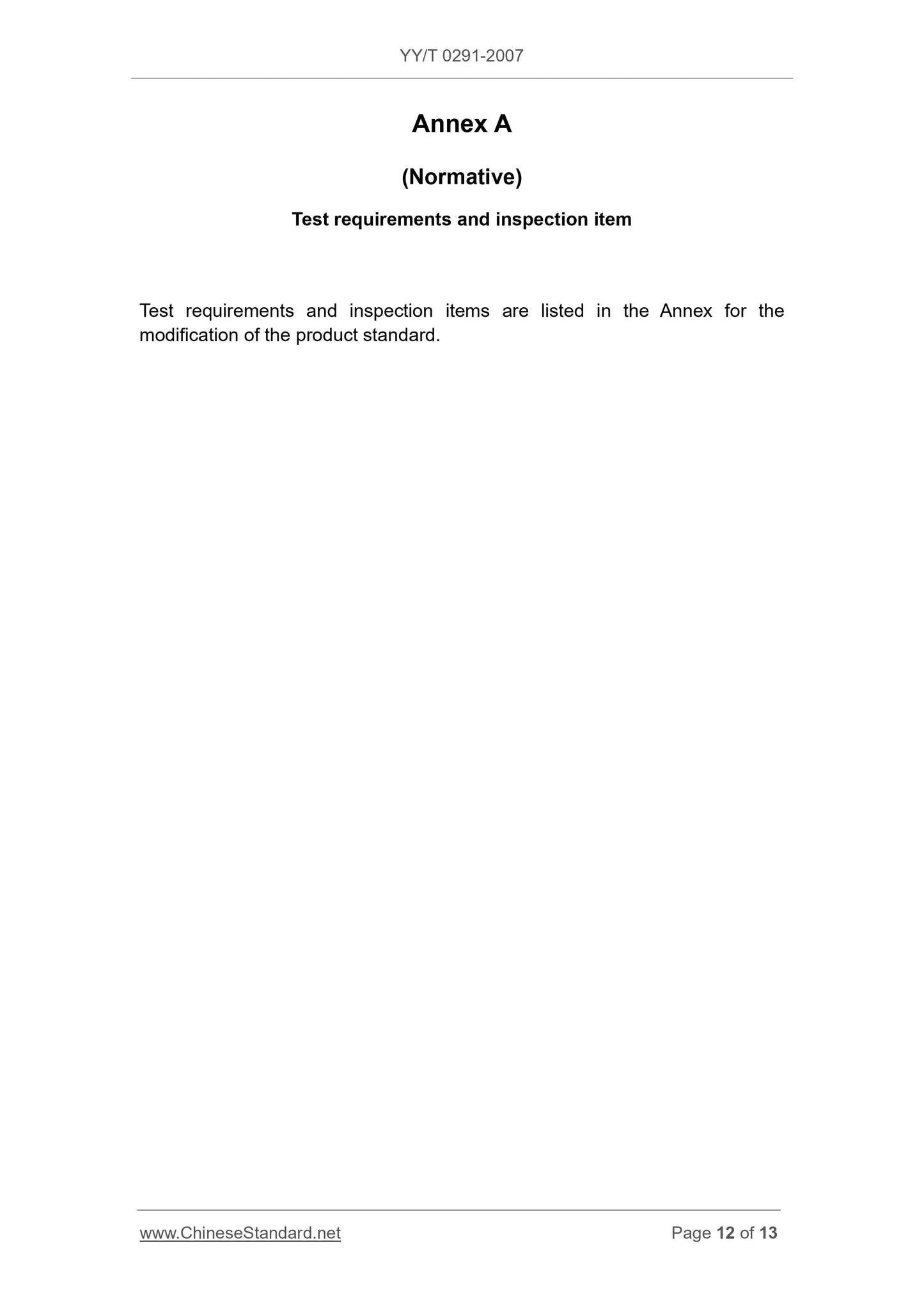 YY/T 0291-2007 Page 12