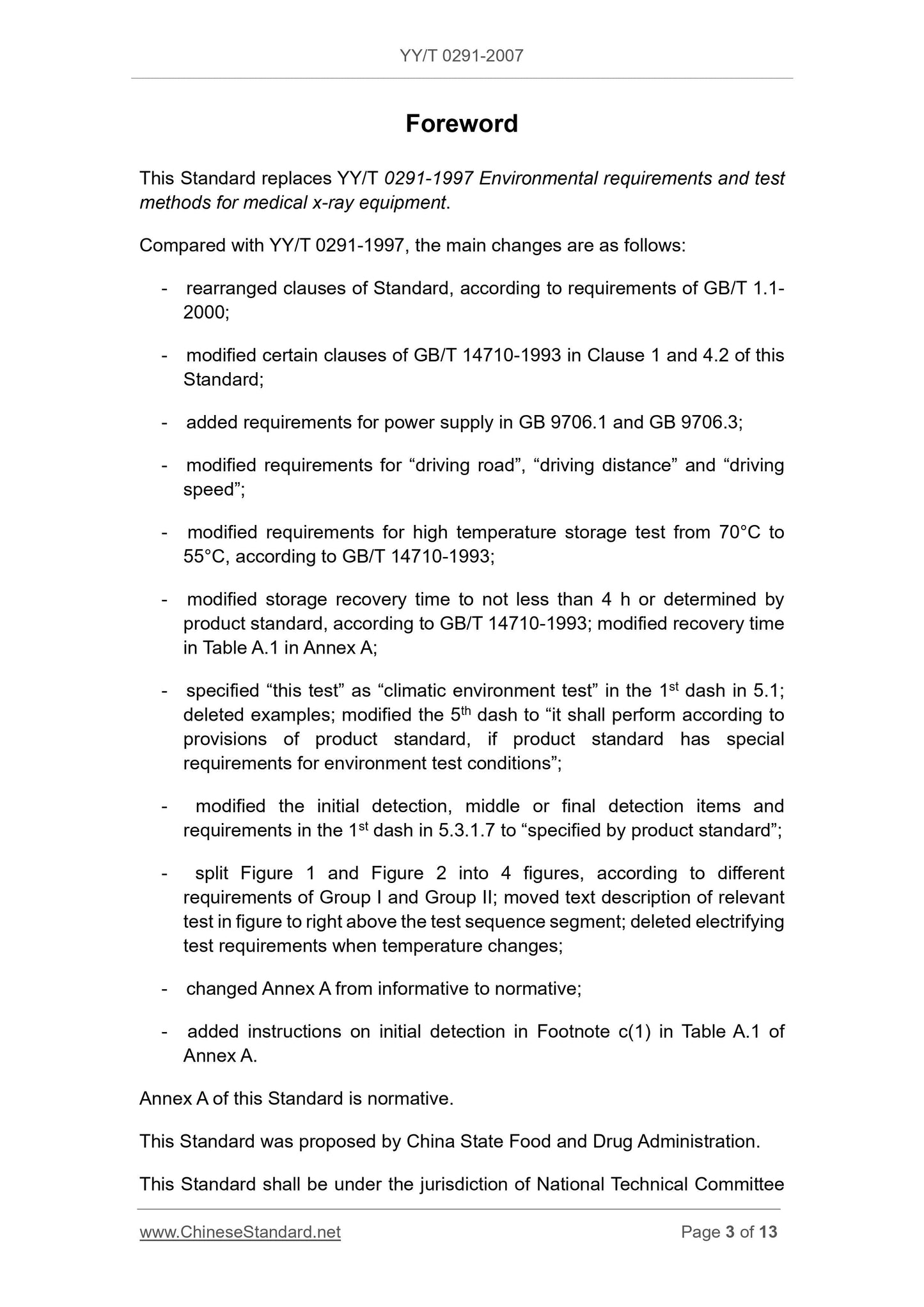 YY/T 0291-2007 Page 3