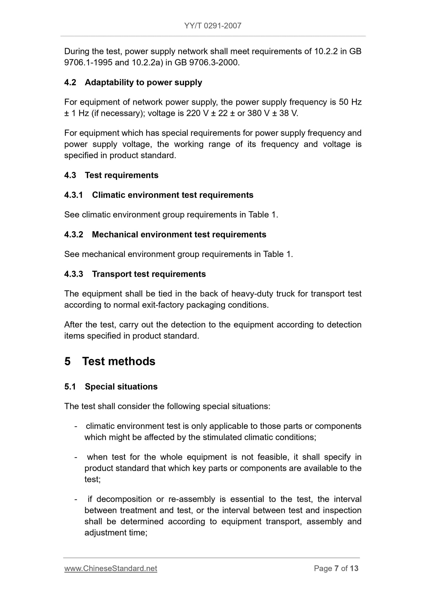 YY/T 0291-2007 Page 7