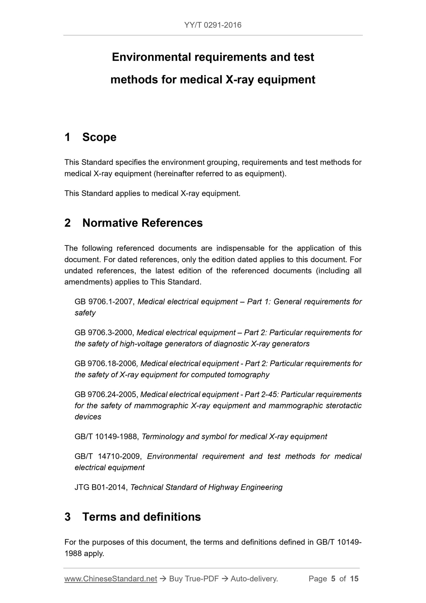YY/T 0291-2016 Page 5