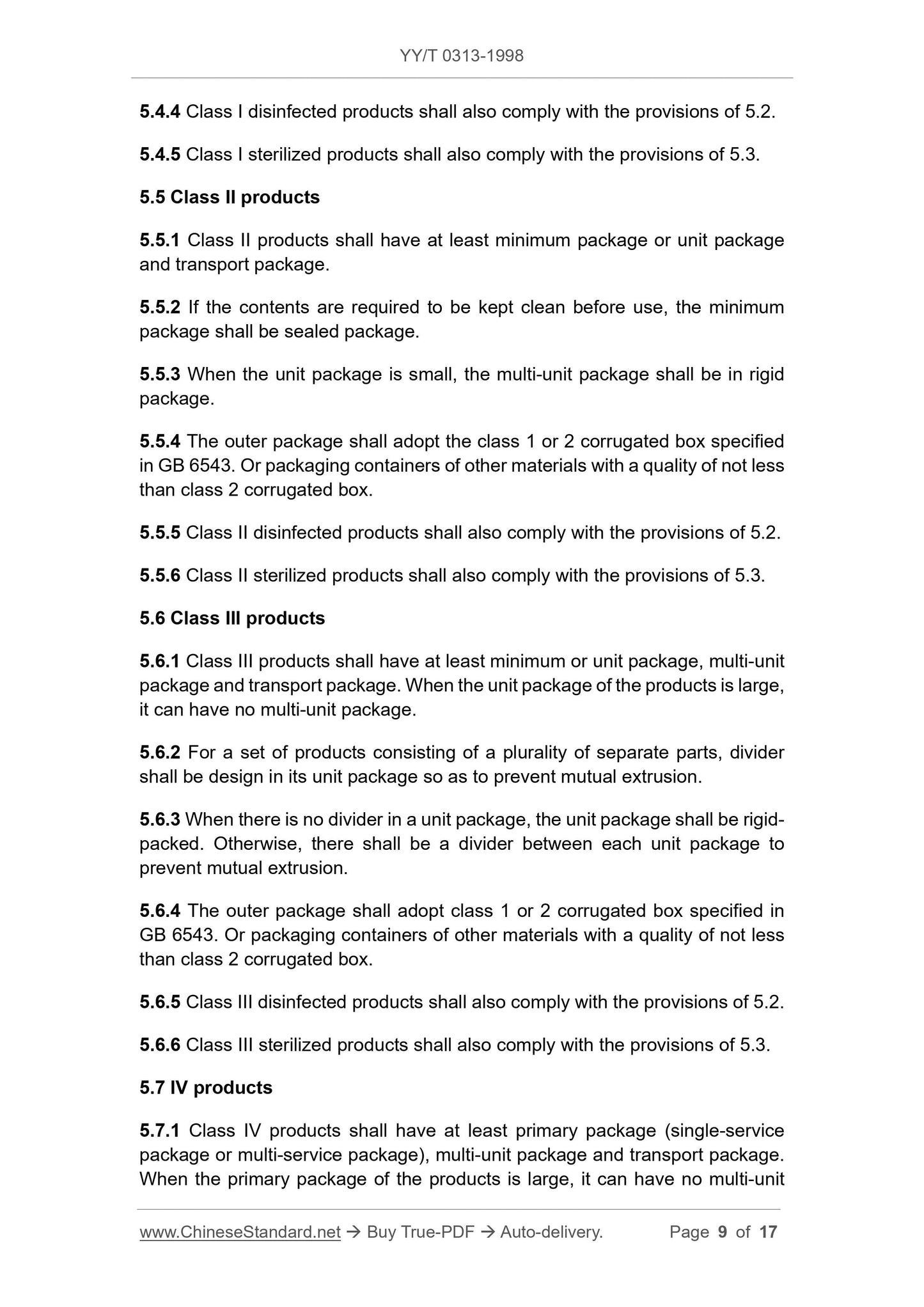 YY/T 0313-1998 Page 9