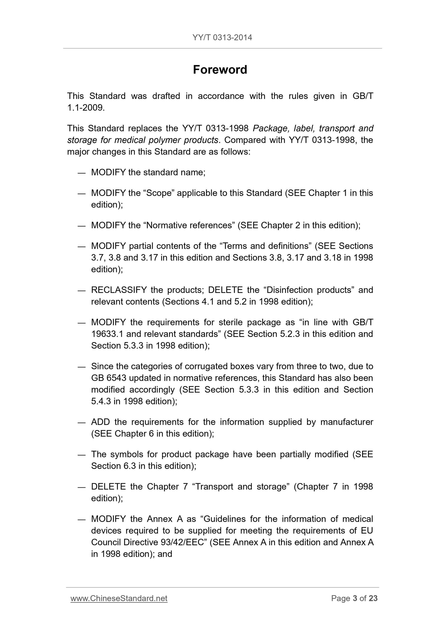 YY/T 0313-2014 Page 3