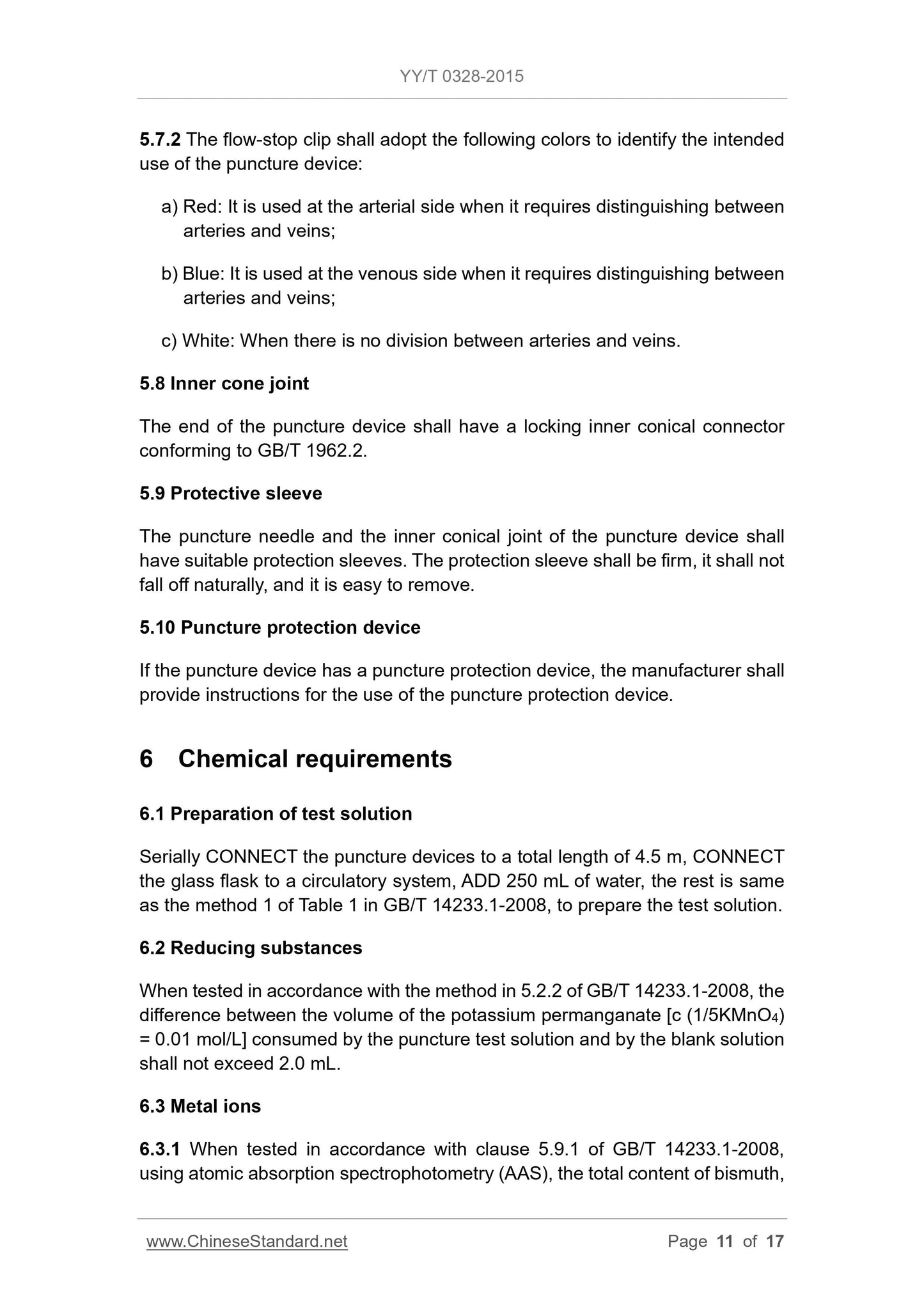 YY/T 0328-2015 Page 11