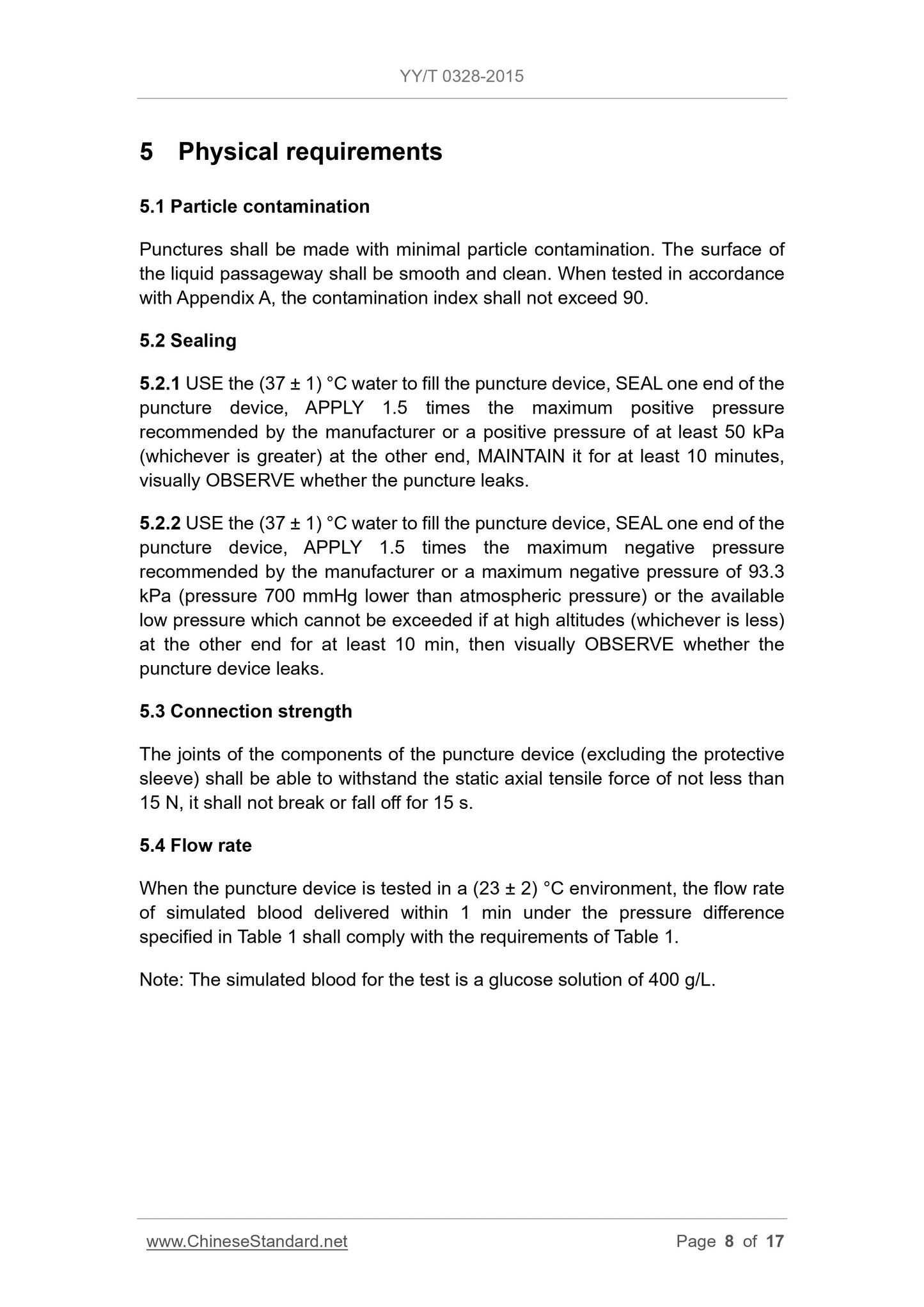 YY/T 0328-2015 Page 8