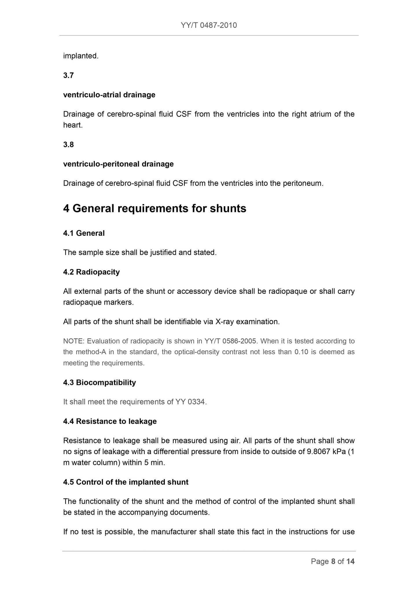 YY/T 0487-2010 Page 8