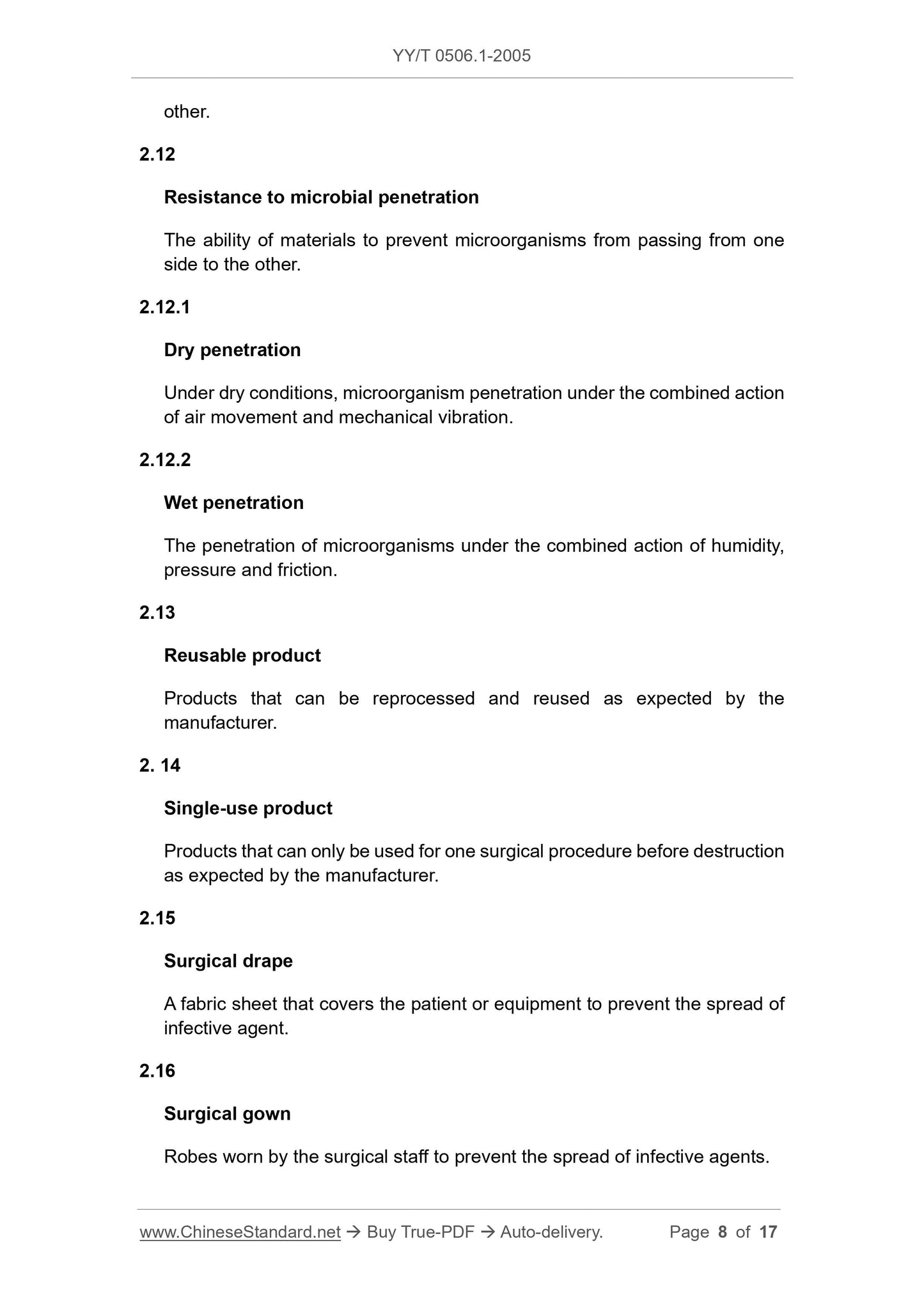 YY/T 0506.1-2005 Page 8