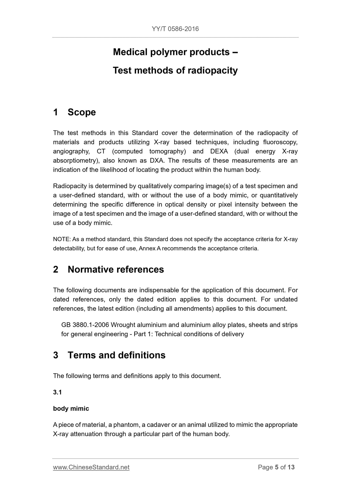 YY/T 0586-2016 Page 5