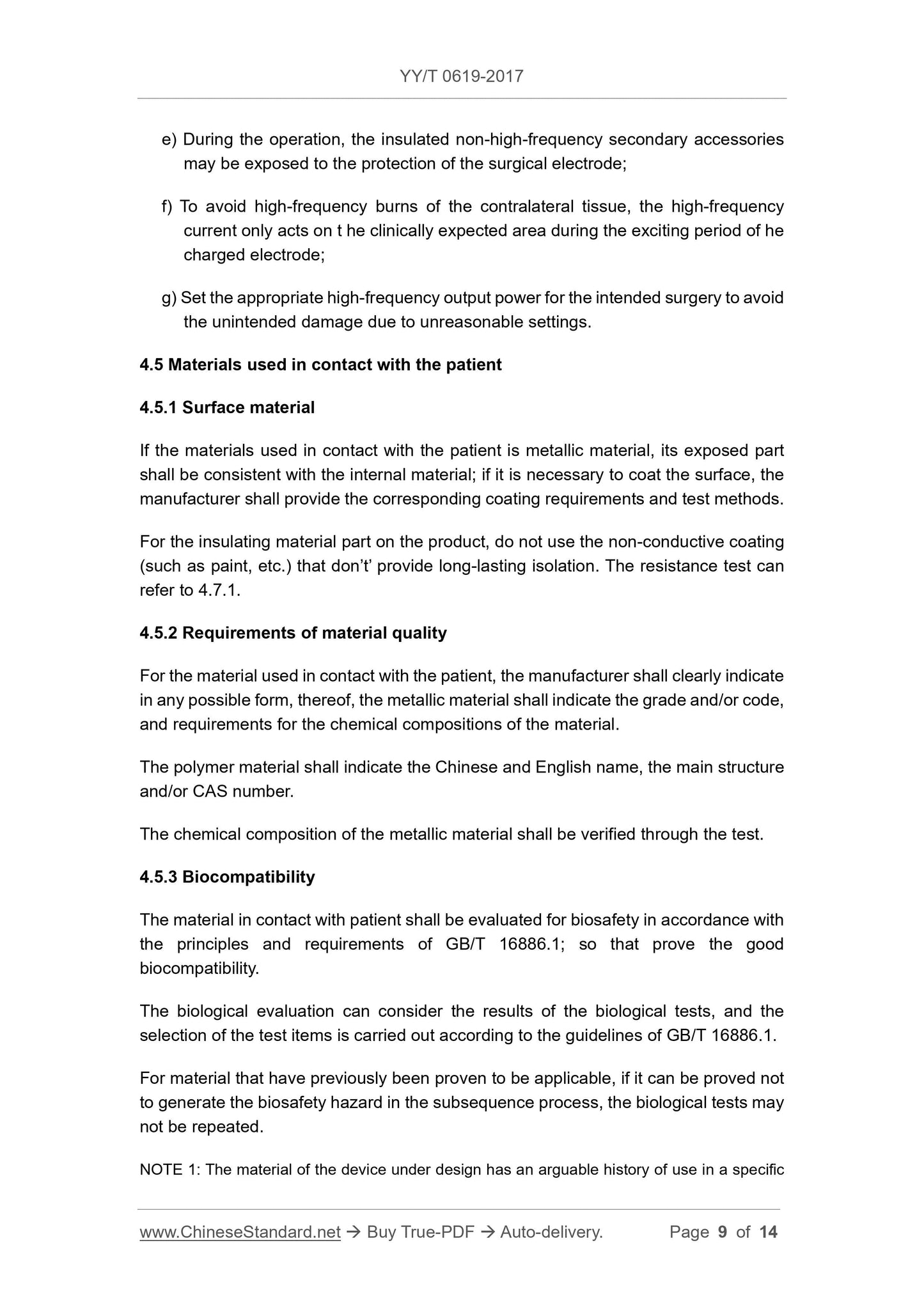 YY/T 0619-2017 Page 9