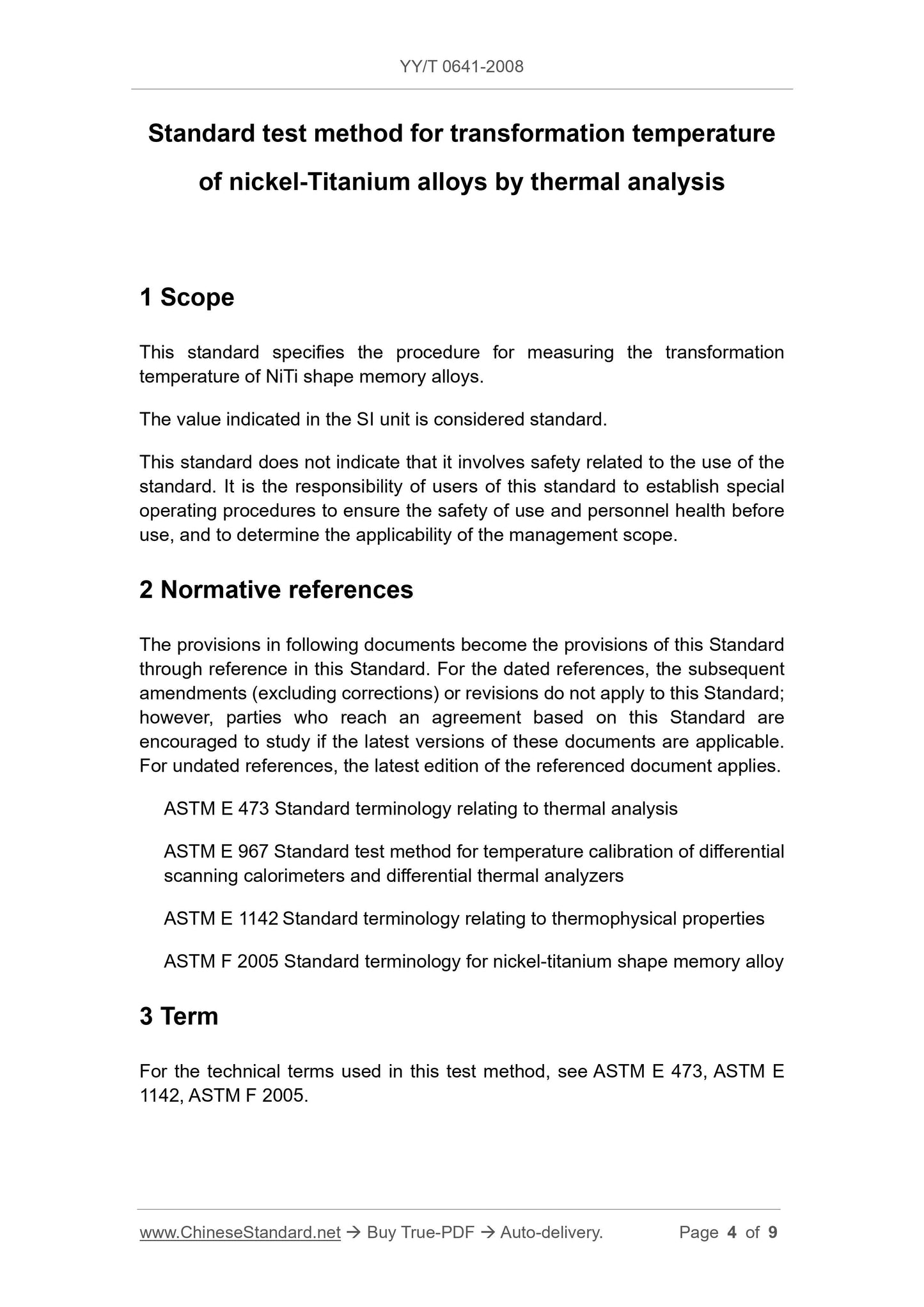 YY/T 0641-2008 Page 4