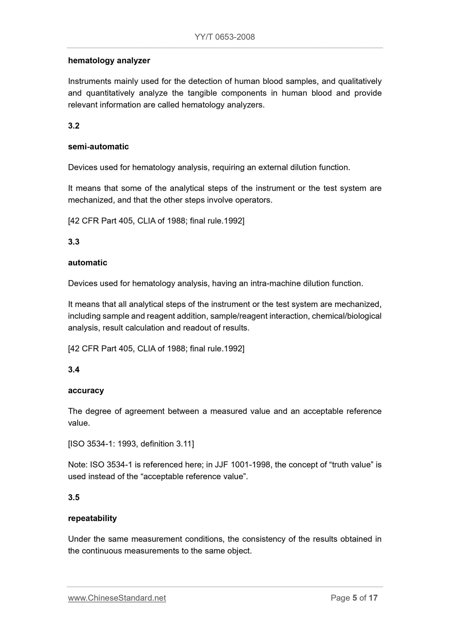 YY/T 0653-2008 Page 5