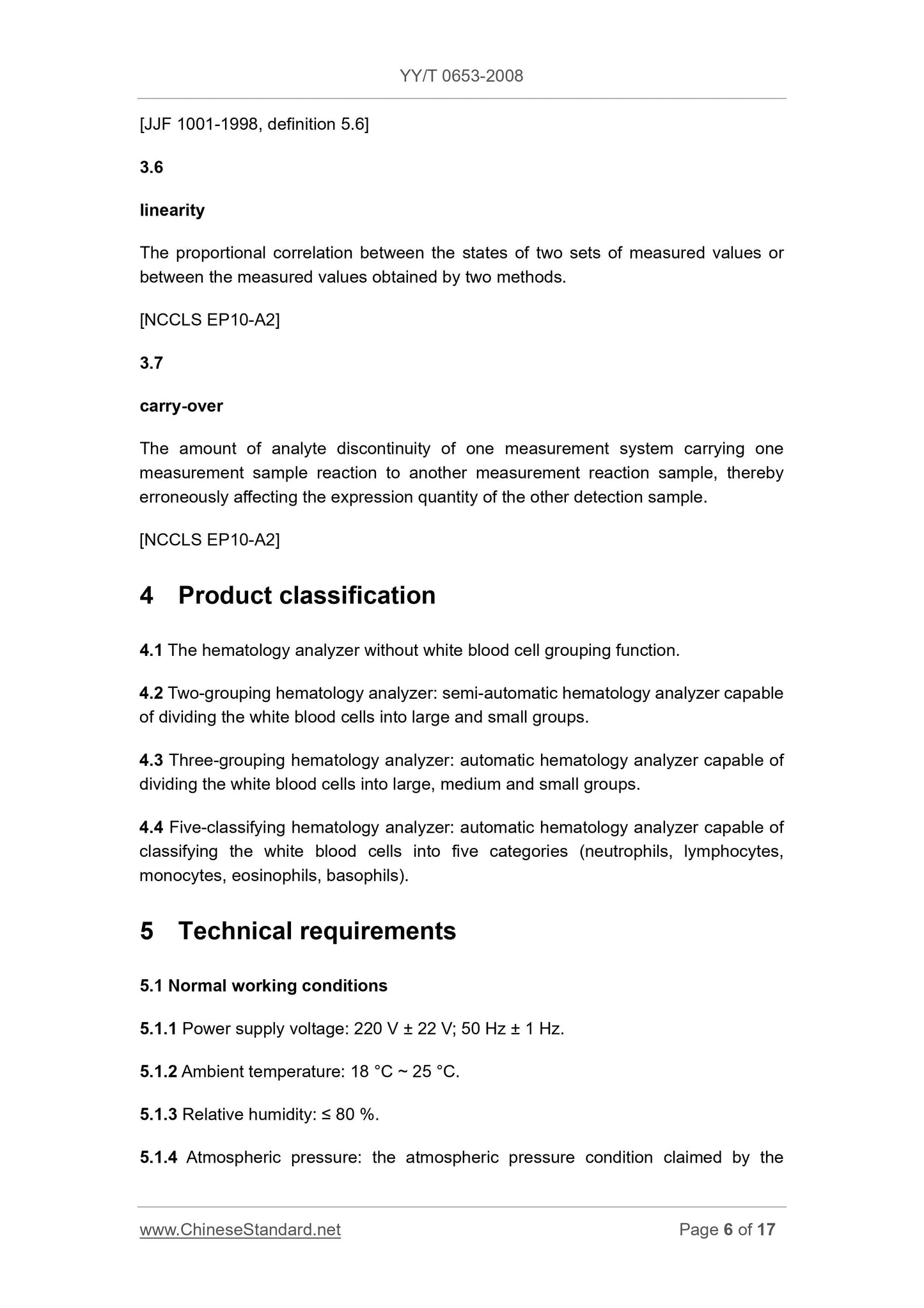 YY/T 0653-2008 Page 6