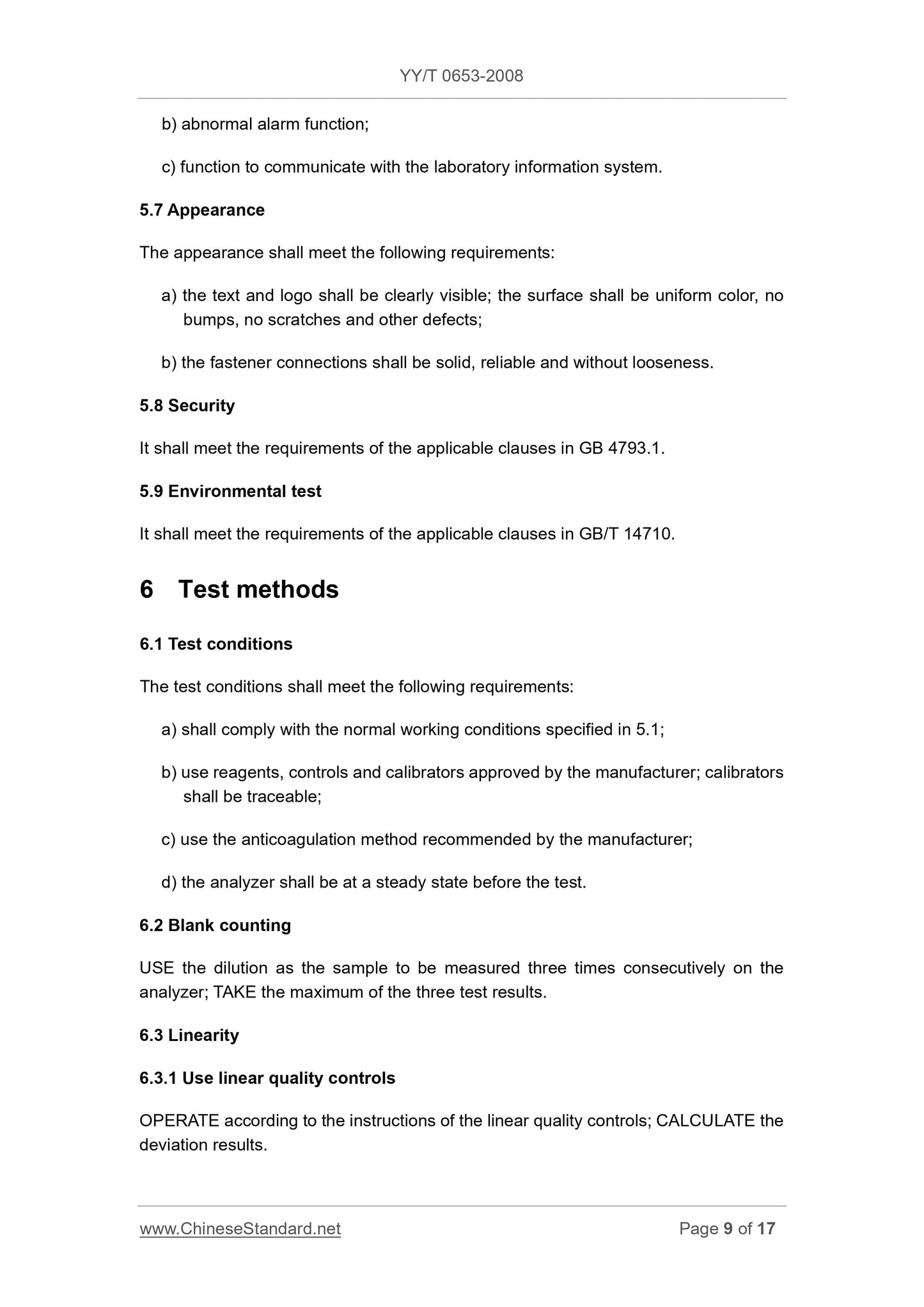 YY/T 0653-2008 Page 9