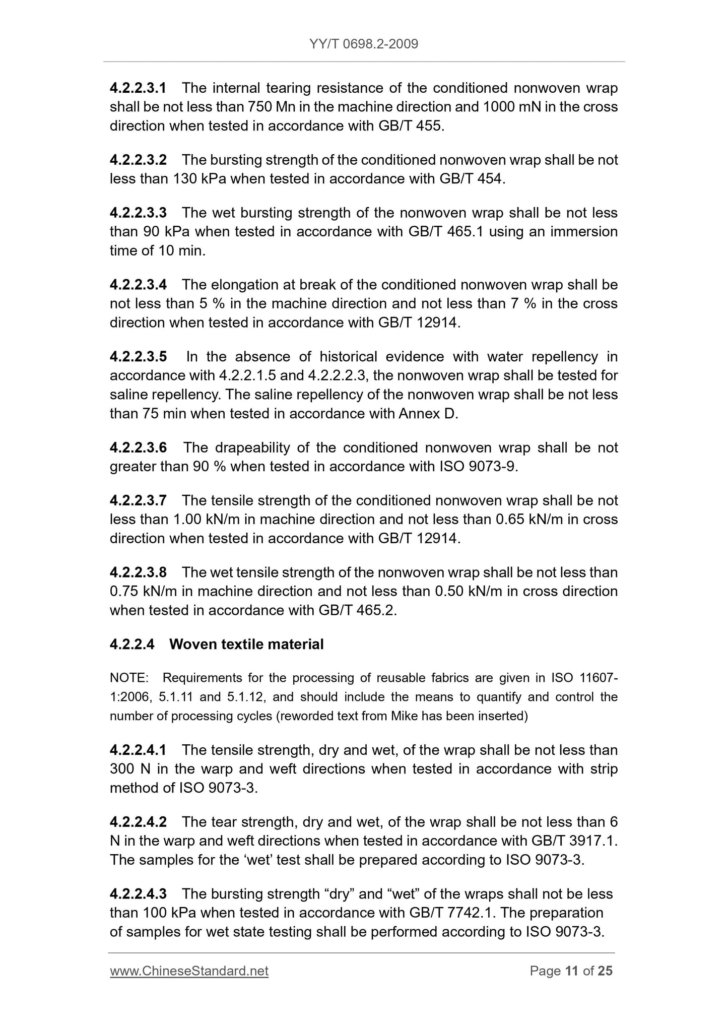 YY/T 0698.2-2009 Page 11