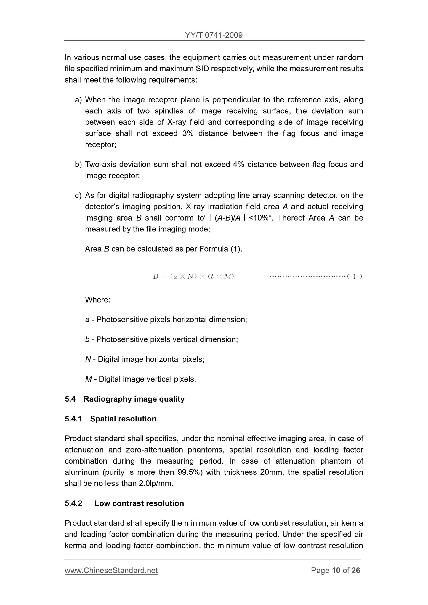 YY/T 0741-2009 Page 10