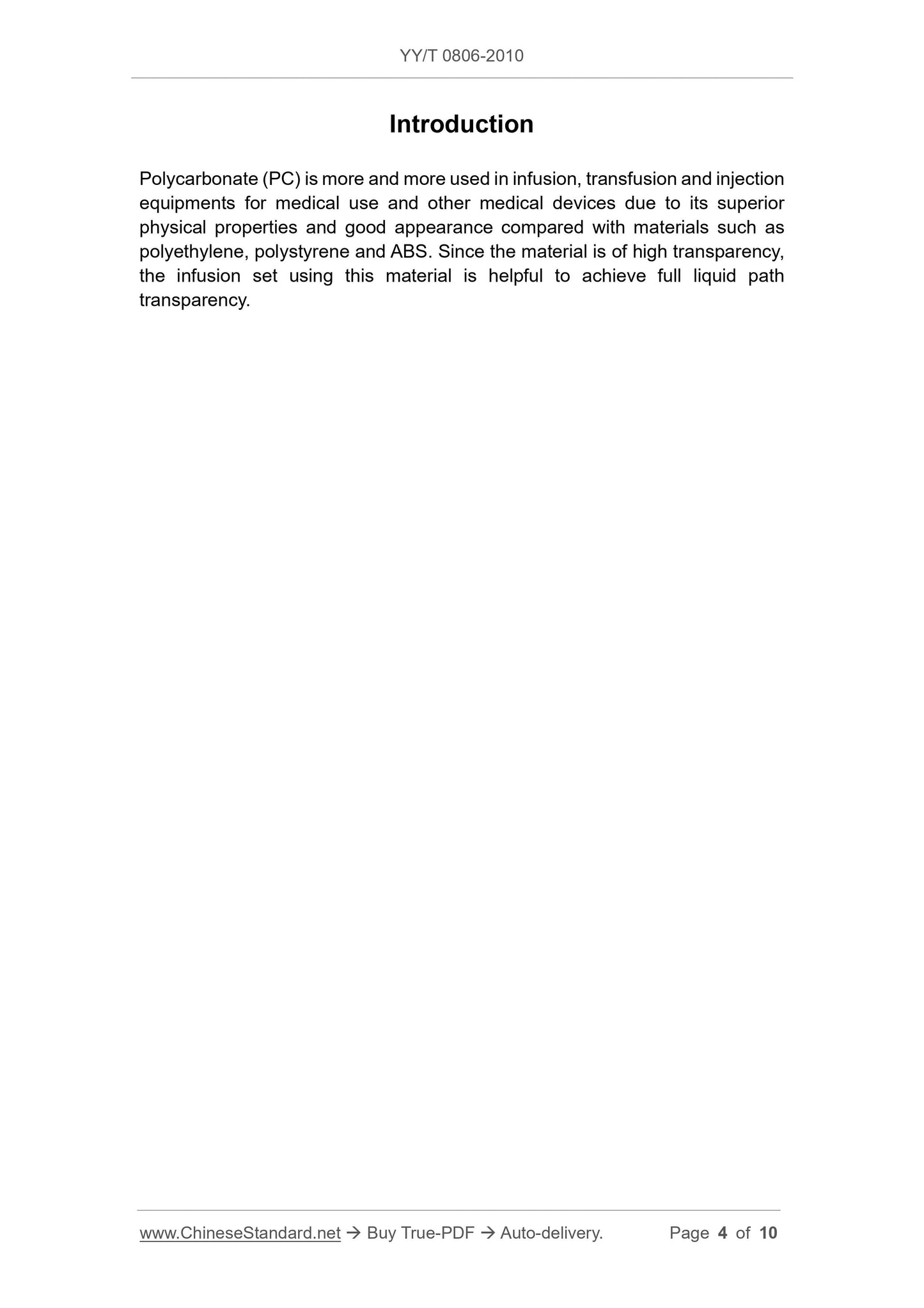 YY/T 0806-2010 Page 4