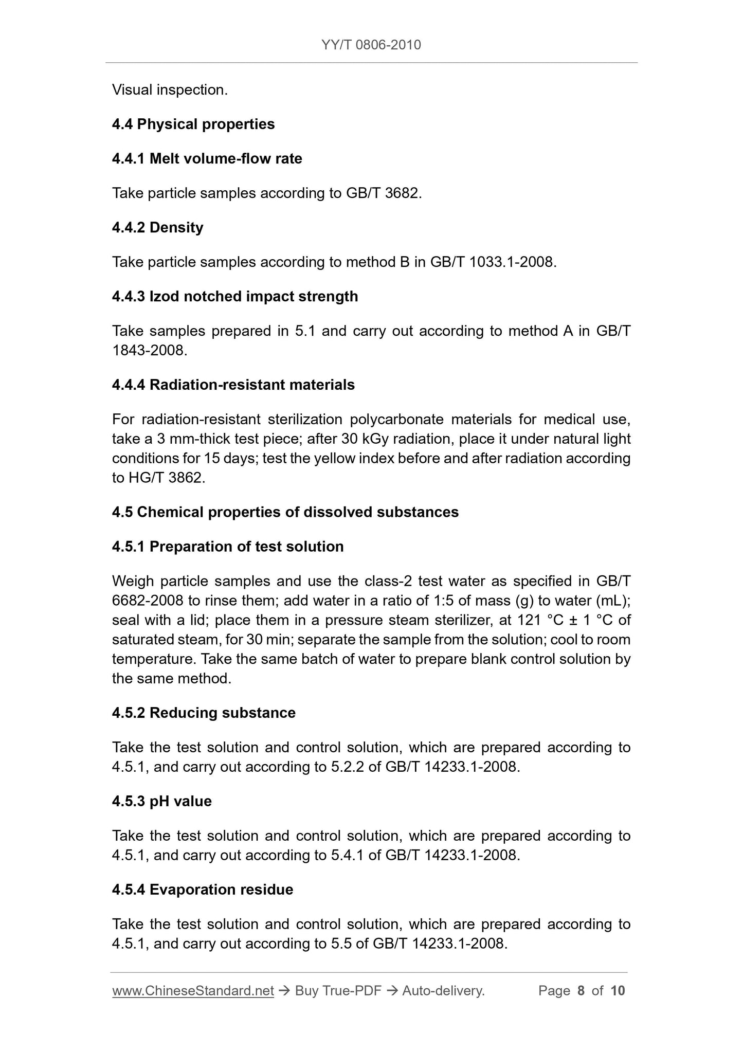 YY/T 0806-2010 Page 8