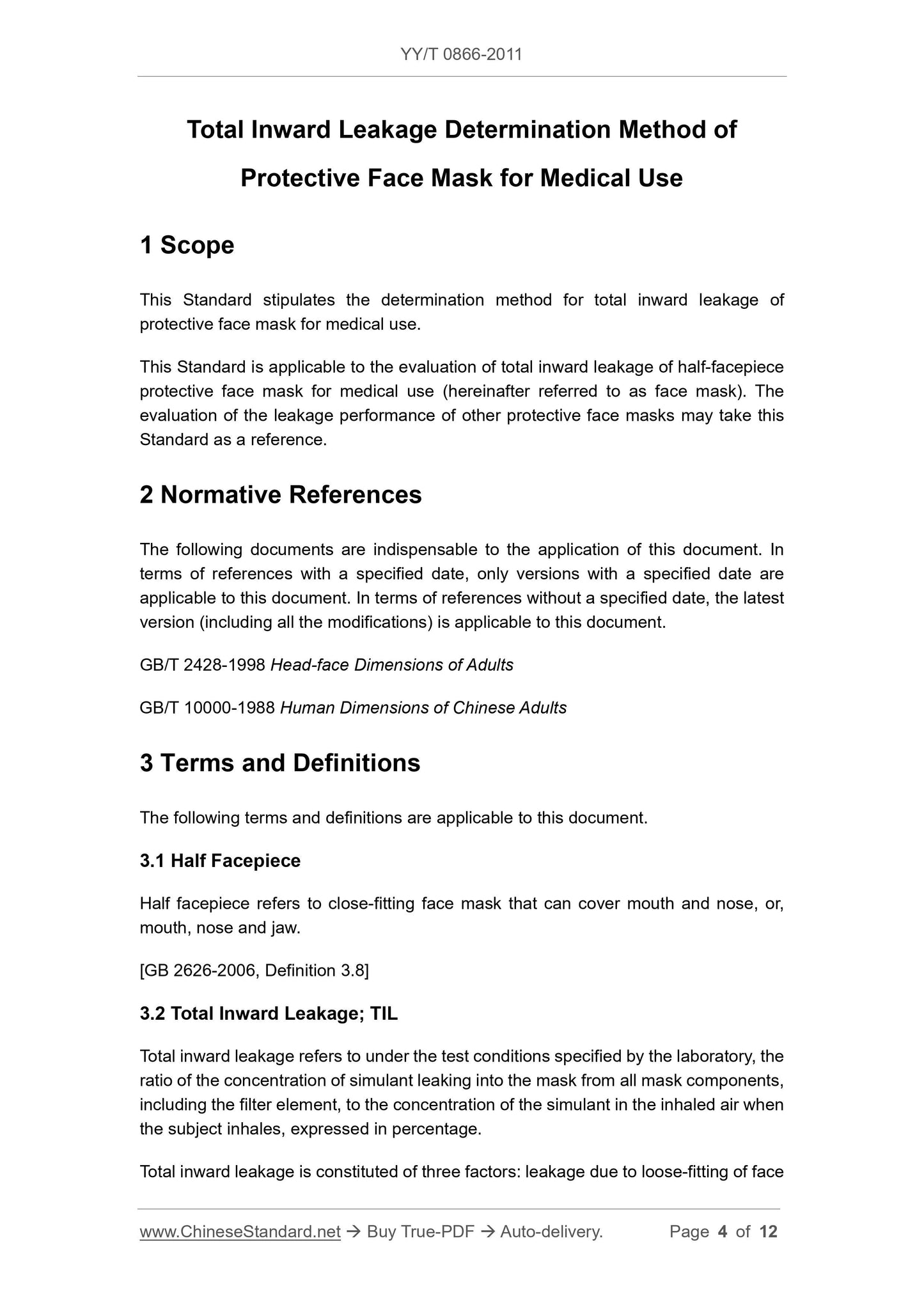 YY/T 0866-2011 Page 4