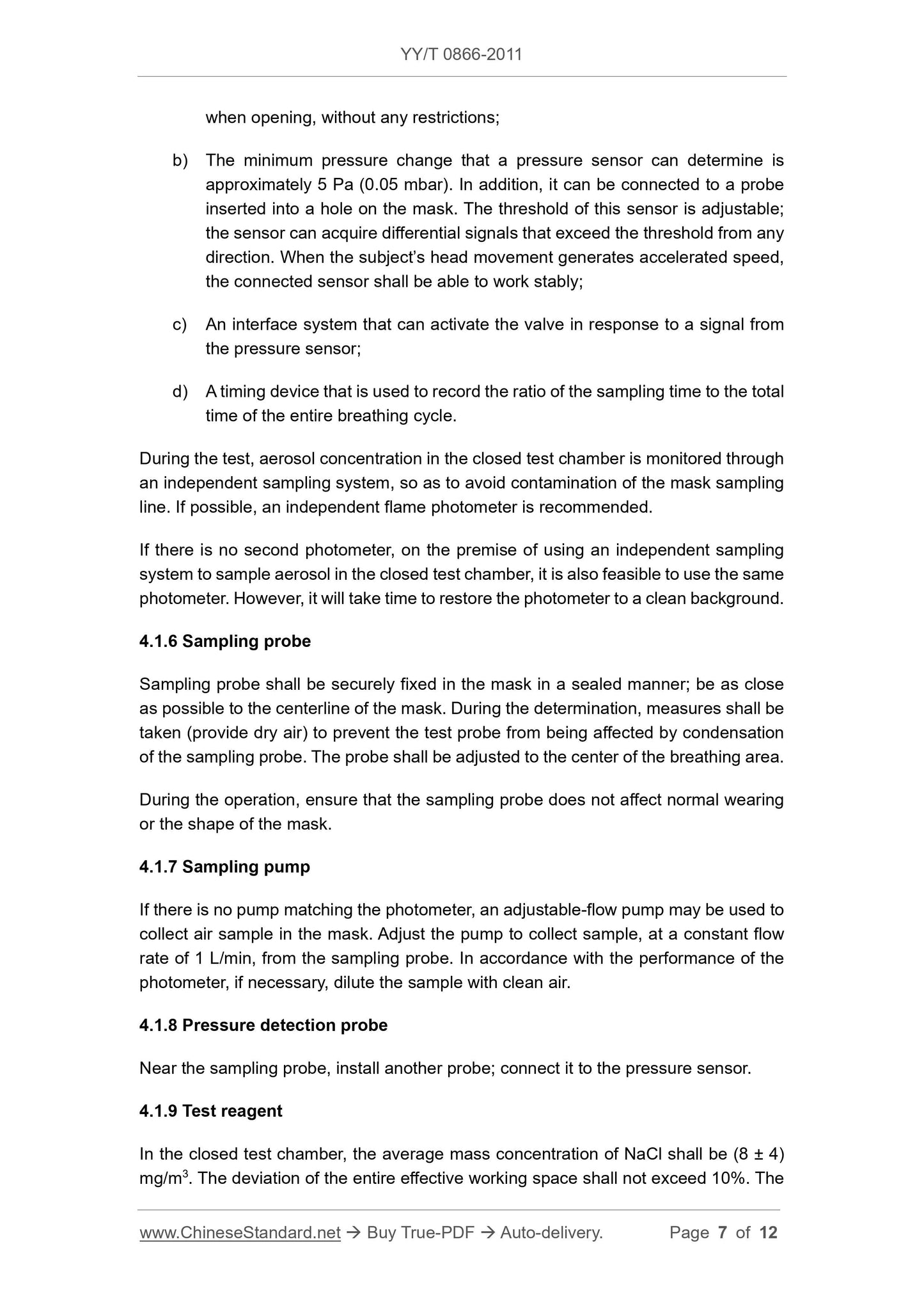 YY/T 0866-2011 Page 7