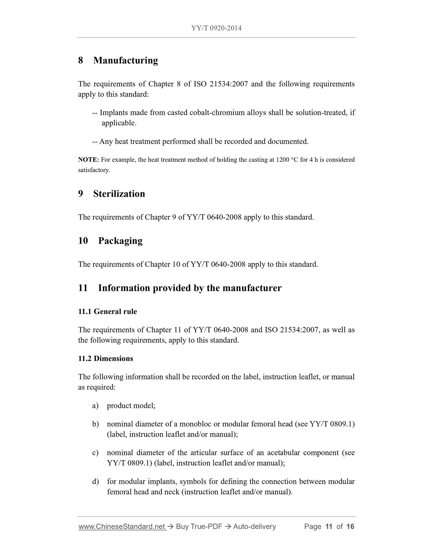 YY/T 0920-2014 Page 11
