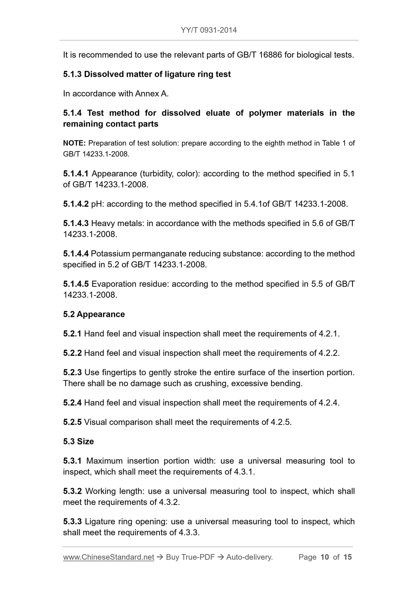 YY/T 0931-2014 Page 10