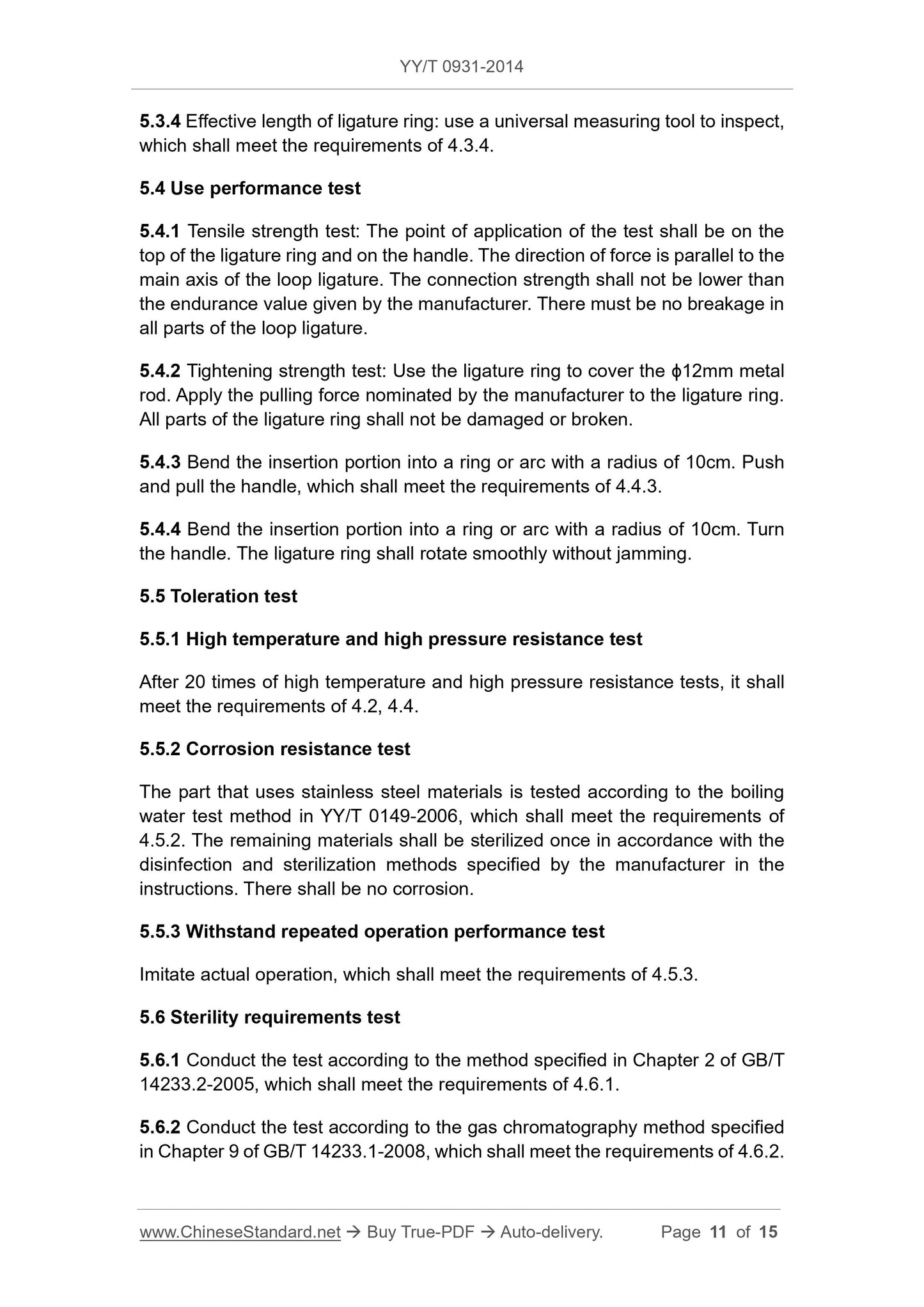 YY/T 0931-2014 Page 11
