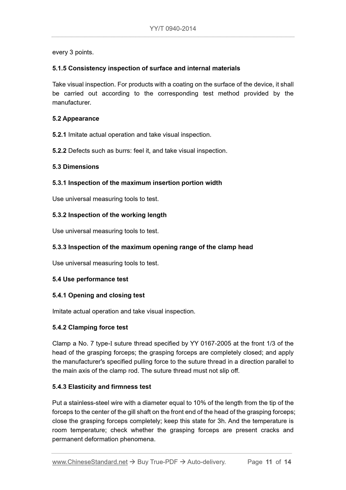 YY/T 0940-2014 Page 11